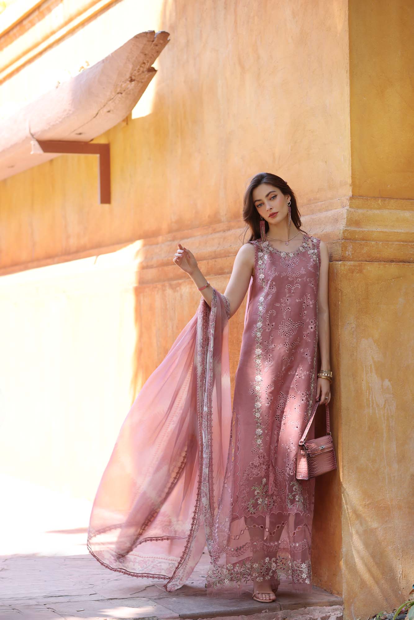 Noor by Saadia Asad | Eid Luxury Laserkari 25 | D10-B by Noor by Saadia Asad - Designer Dress - Type: Ladies Clothes - Available at Libayah - 100% Original