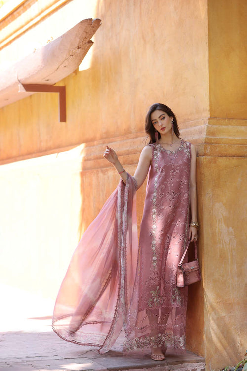 Noor by Saadia Asad | Eid Luxury Laserkari 25 | D10-B by Noor by Saadia Asad - Designer Dress - Type: Ladies Clothes - Available at Libayah - 100% Original
