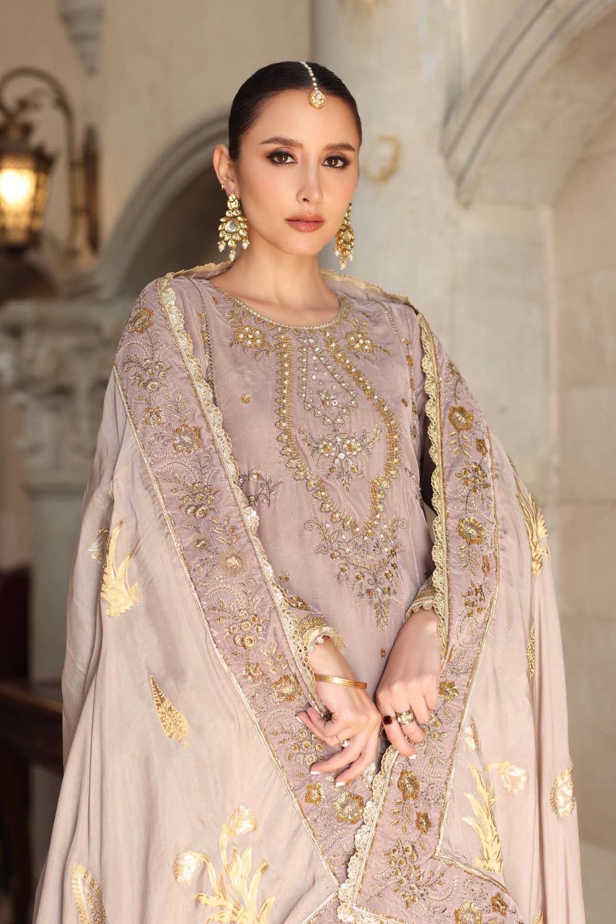 Noor by Saadia Asad | Handcrafted Velvet 25 | Khayal by Noor by Saadia Asad - Designer Dress - Type : Ladies Clothes - Available at Libayah - 100% Original 