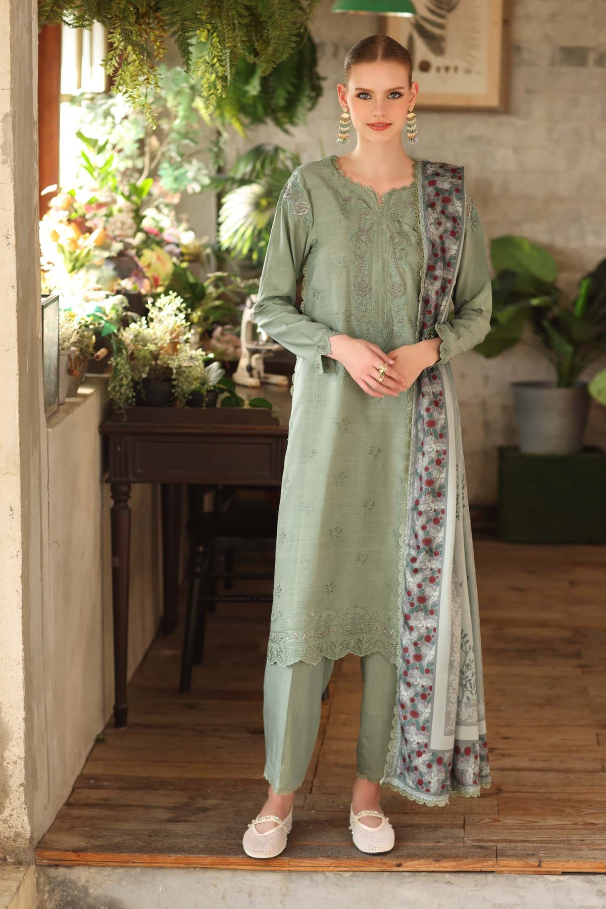 Saadia Asad | Winter Printkhaas 25 | D8 - A by Saadia Asad - Designer Dress - Type : Ladies Clothes - Available at Libayah - 100% Original 