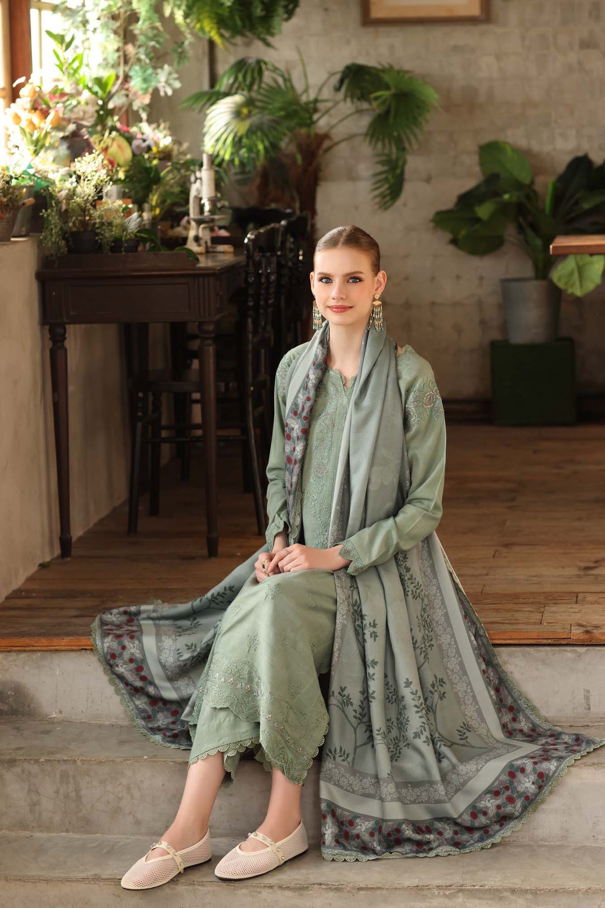 Saadia Asad | Winter Printkhaas 25 | D8 - A by Saadia Asad - Designer Dress - Type : Ladies Clothes - Available at Libayah - 100% Original 