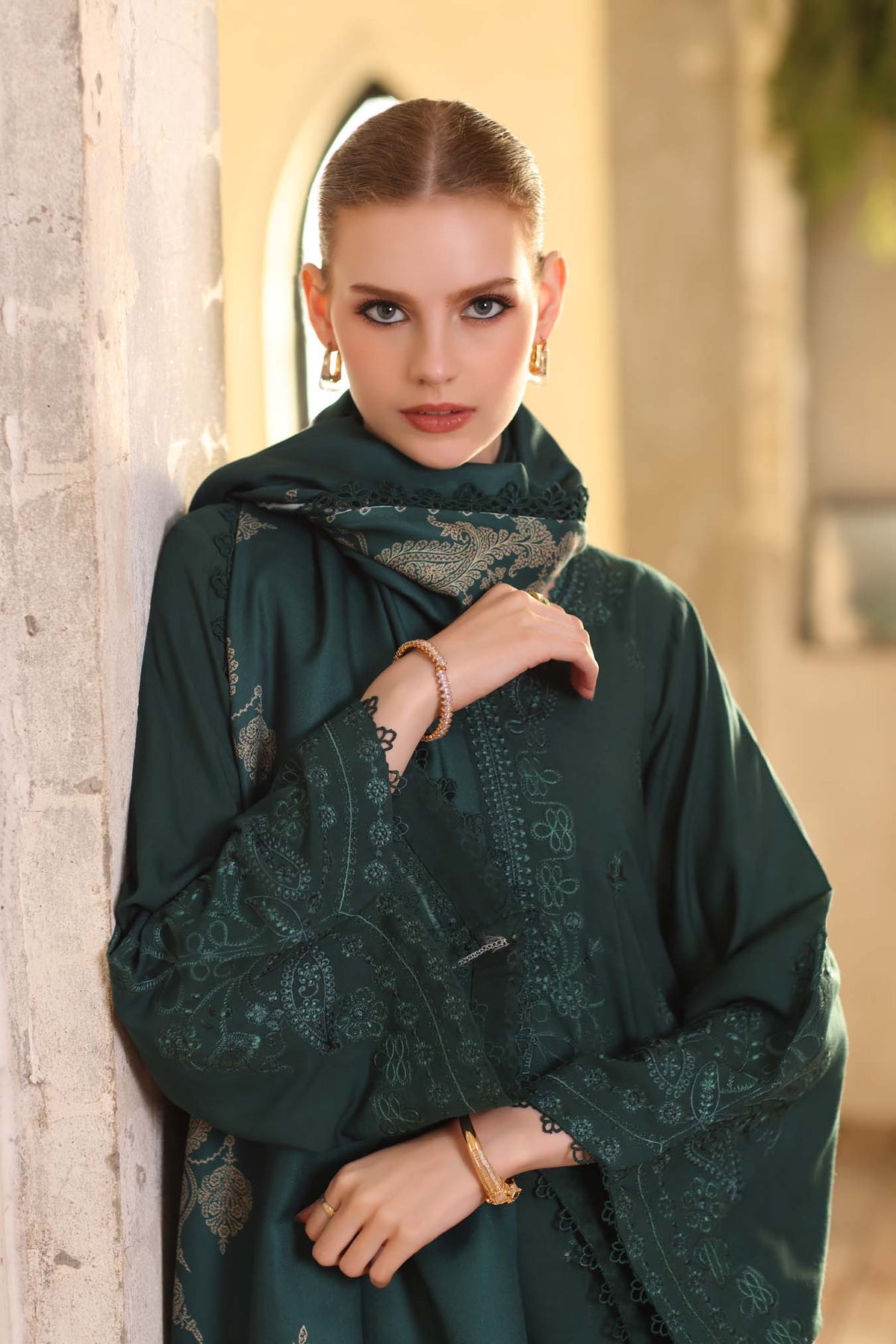 Saadia Asad | Winter Printkhaas 25 | D9- A by Saadia Asad - Designer Dress - Type : Ladies Clothes - Available at Libayah - 100% Original 