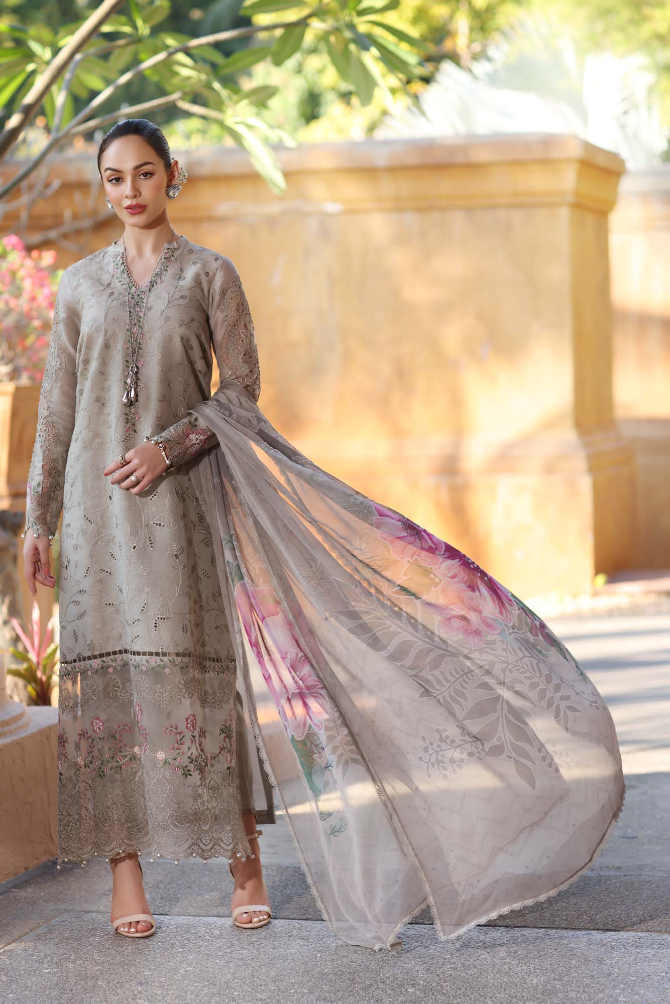 Noor by Saadia Asad | Eid Luxury Laserkari 25 | D1-B by Noor by Saadia Asad - Designer Dress - Type: Ladies Clothes - Available at Libayah - 100% Original