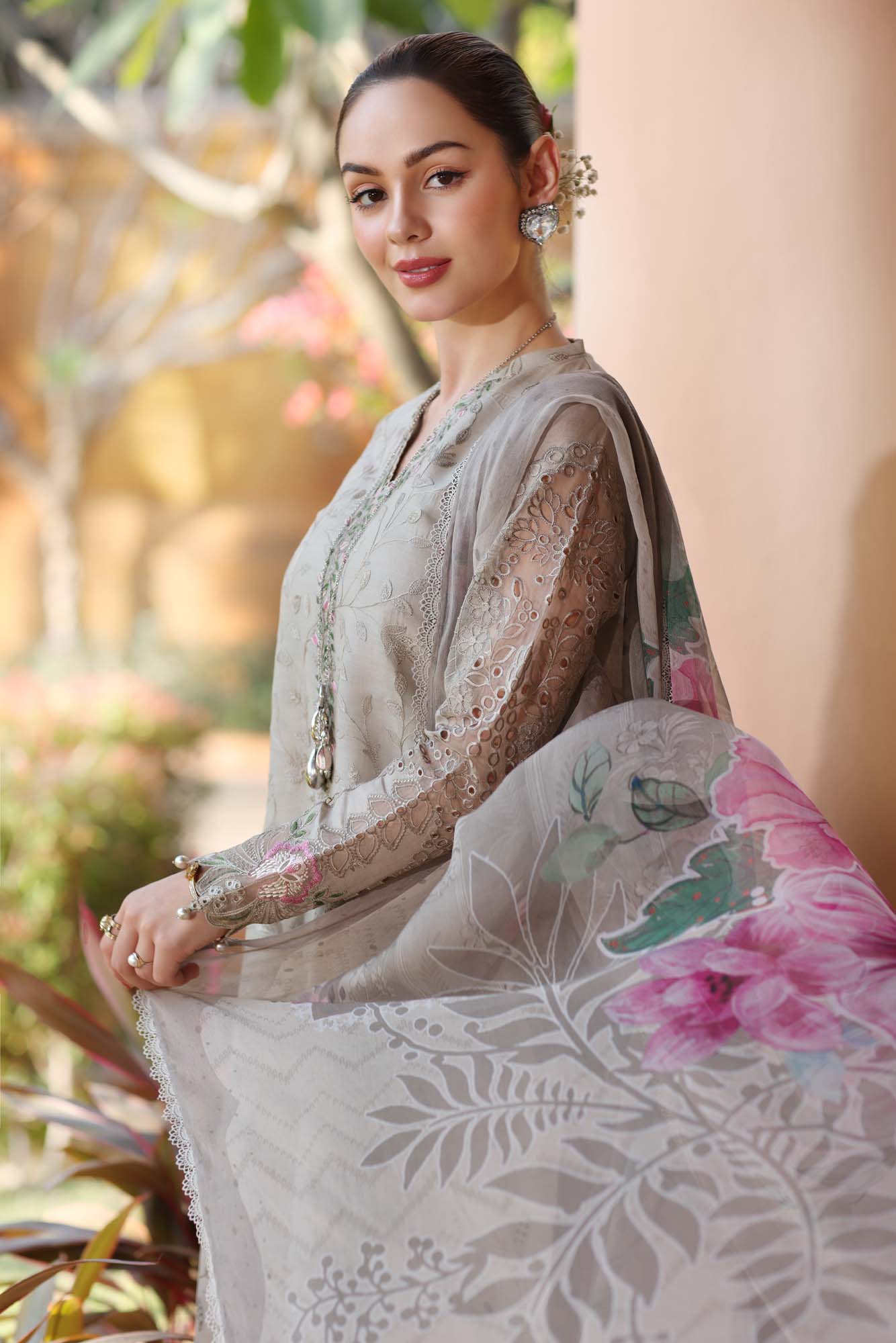 Noor by Saadia Asad | Eid Luxury Laserkari 25 | D1-B by Noor by Saadia Asad - Designer Dress - Type: Ladies Clothes - Available at Libayah - 100% Original