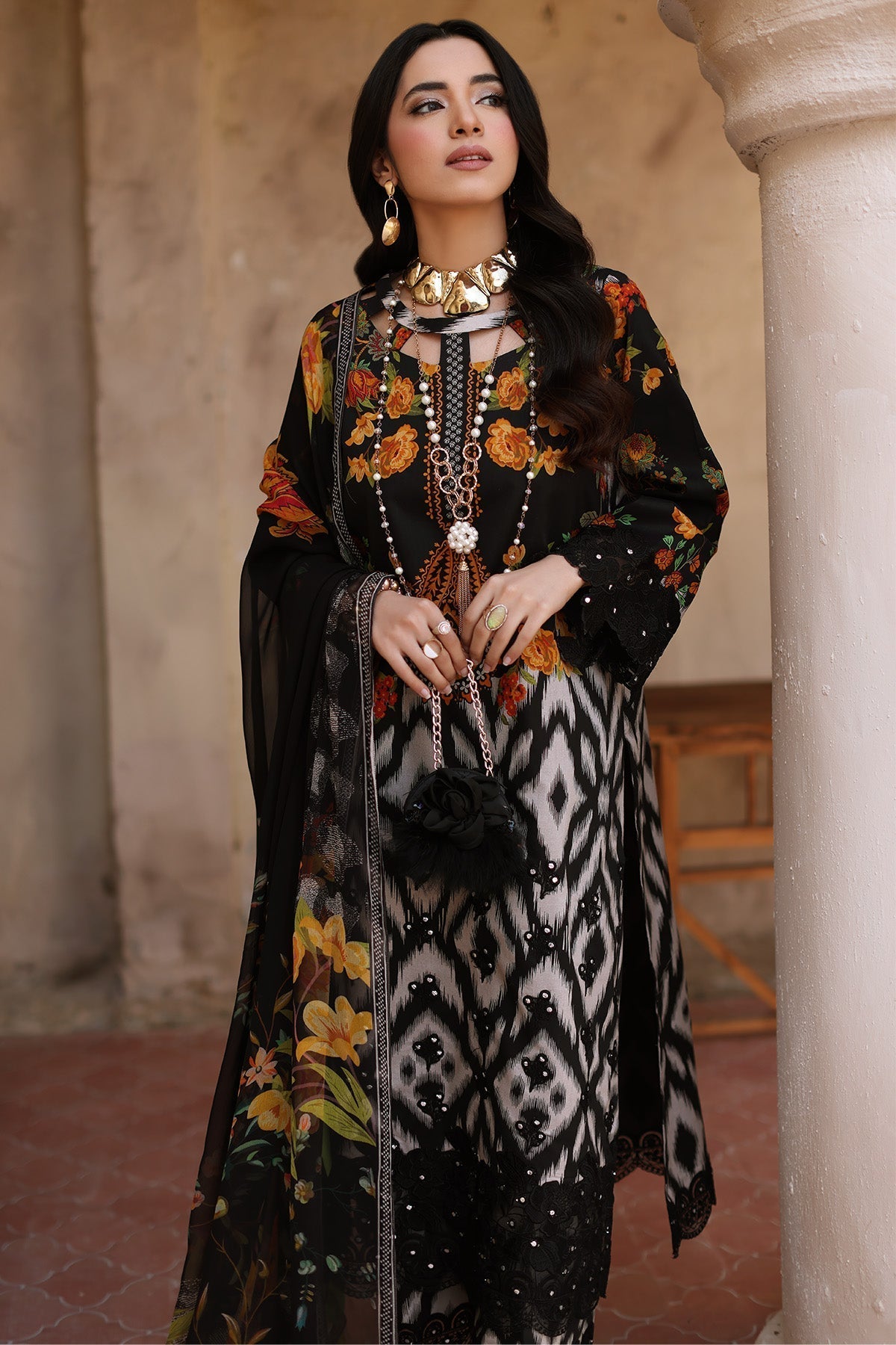 Charizma | Lawn Collection 24 | CCS4-13 by Charizma - Designer Dress - Type: Casuals - Available at Libayah - 100% Original