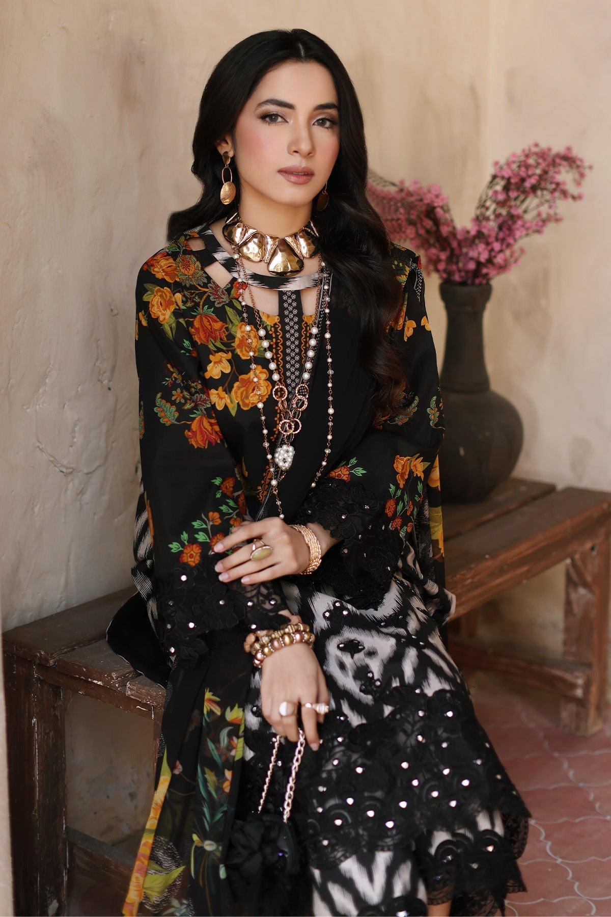 Charizma | Lawn Collection 24 | CCS4-13 by Charizma - Designer Dress - Type: Casuals - Available at Libayah - 100% Original