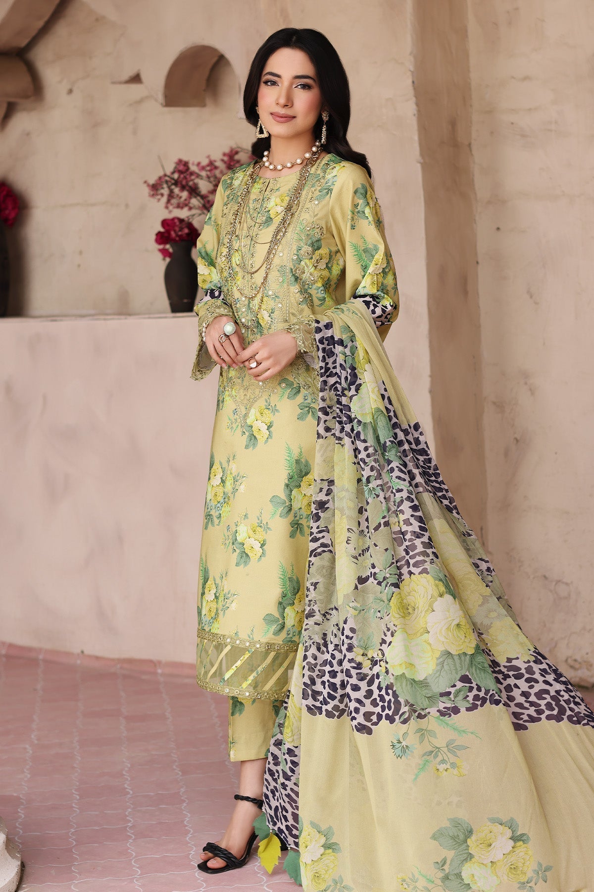 Charizma | Lawn Collection 24 | CCS4-15 by Charizma - Designer Dress - Type: Casuals - Available at Libayah - 100% Original