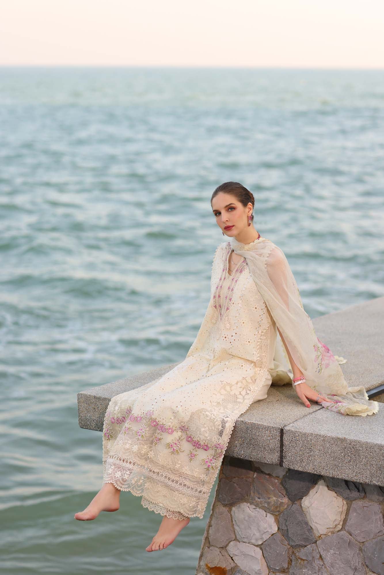 Noor by Saadia Asad | Eid Luxury Laserkari 25 | D3-A by Noor by Saadia Asad - Designer Dress - Type: Ladies Clothes - Available at Libayah - 100% Original