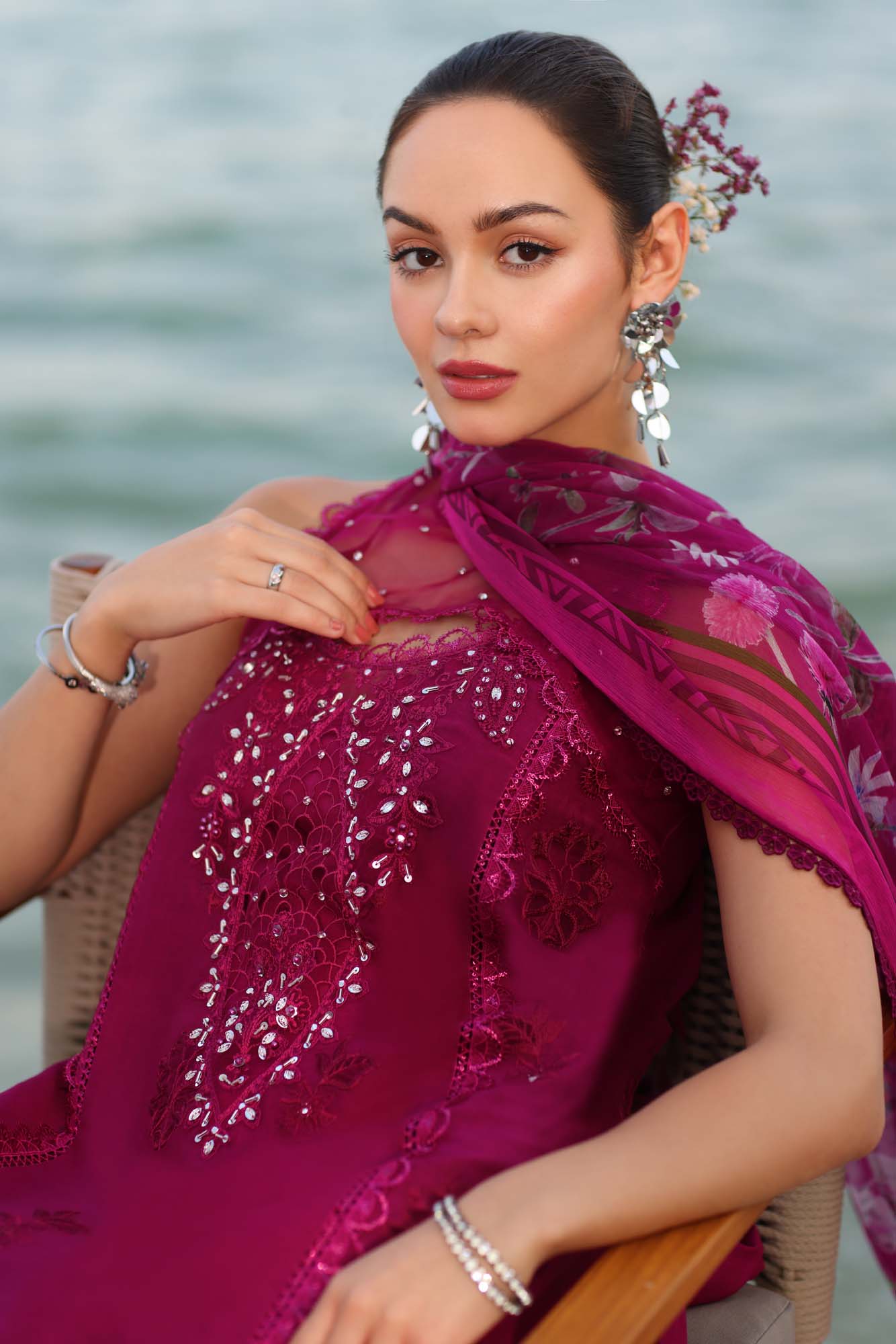 Noor by Saadia Asad | Eid Luxury Laserkari 25 | D9-A by Noor by Saadia Asad - Designer Dress - Type: Ladies Clothes - Available at Libayah - 100% Original