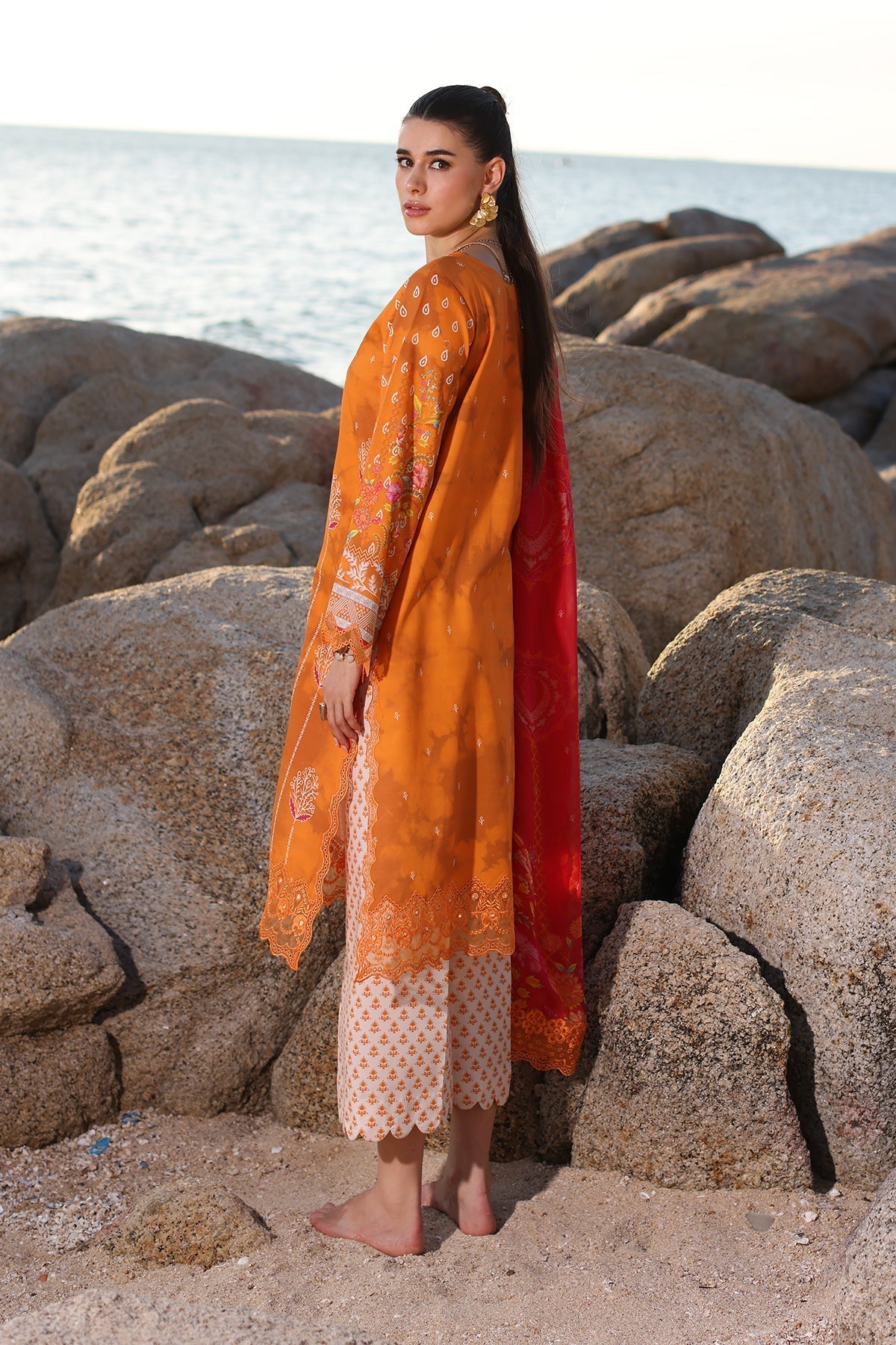 Charizma | Lawn Collection 24 | AS4-07 by Charizma - Designer Dress - Type: Casuals - Available at Libayah - 100% Original