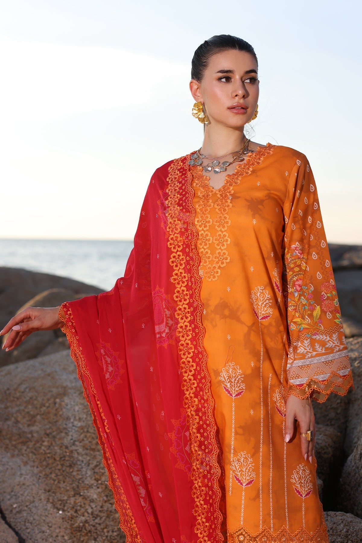 Charizma | Lawn Collection 24 | AS4-07 by Charizma - Designer Dress - Type: Casuals - Available at Libayah - 100% Original