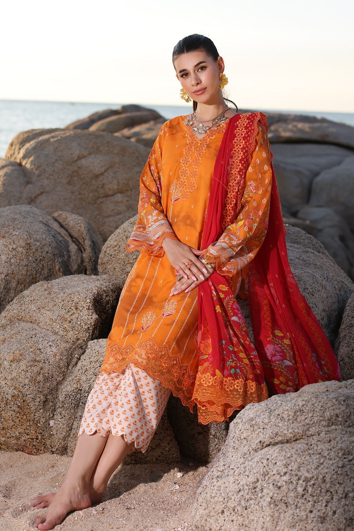 Charizma | Lawn Collection 24 | AS4-07 by Charizma - Designer Dress - Type: Casuals - Available at Libayah - 100% Original