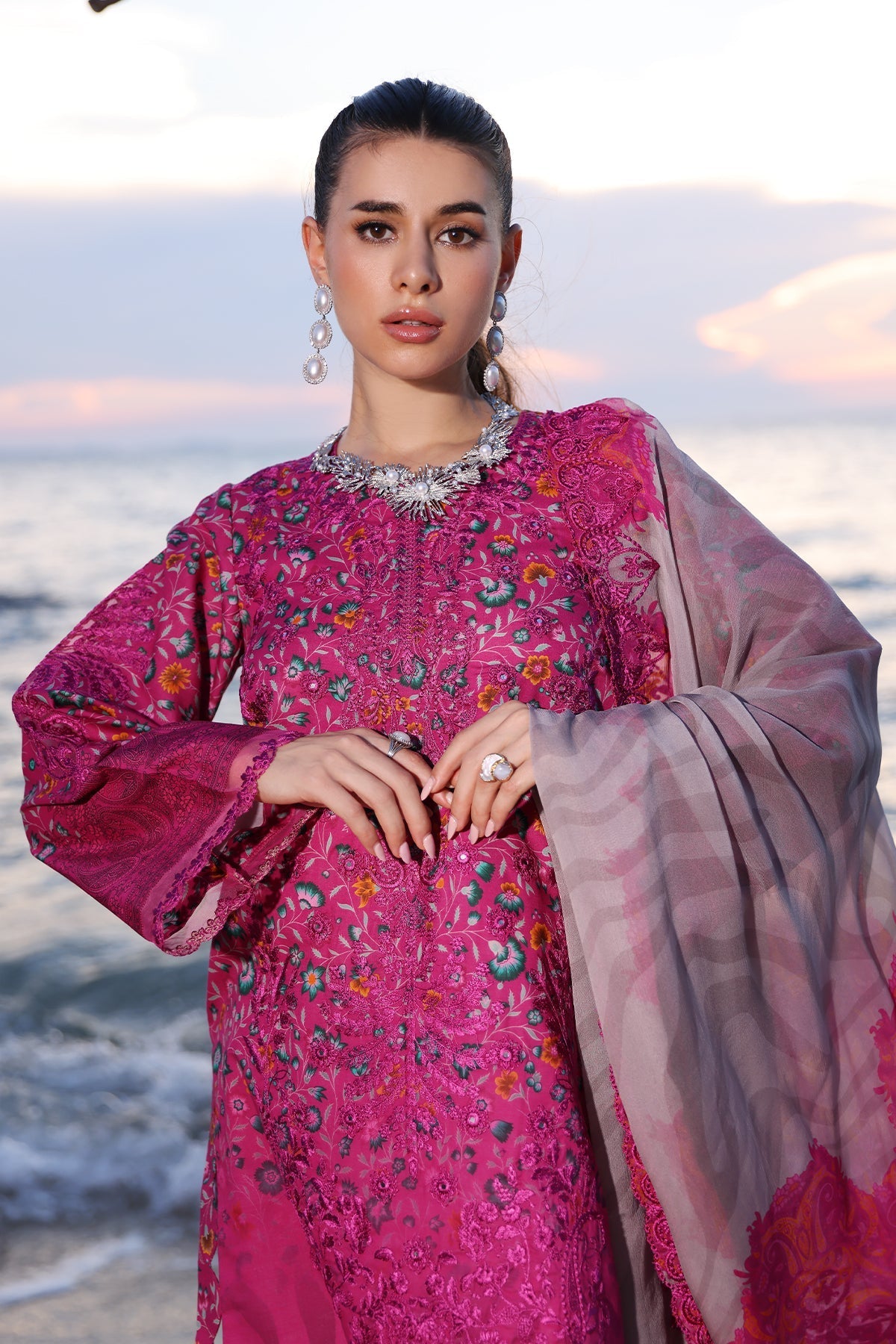 Charizma | Lawn Collection 24 |AS4-06 by Charizma - Designer Dress - Type: Casuals - Available at Libayah - 100% Original