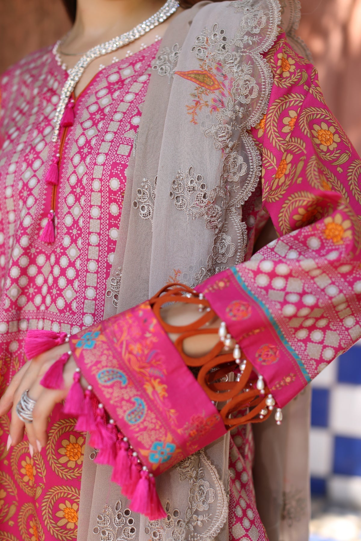 Charizma | Lawn Collection 24 | AS4-19 by Charizma - Designer Dress - Type: Casuals - Available at Libayah - 100% Original