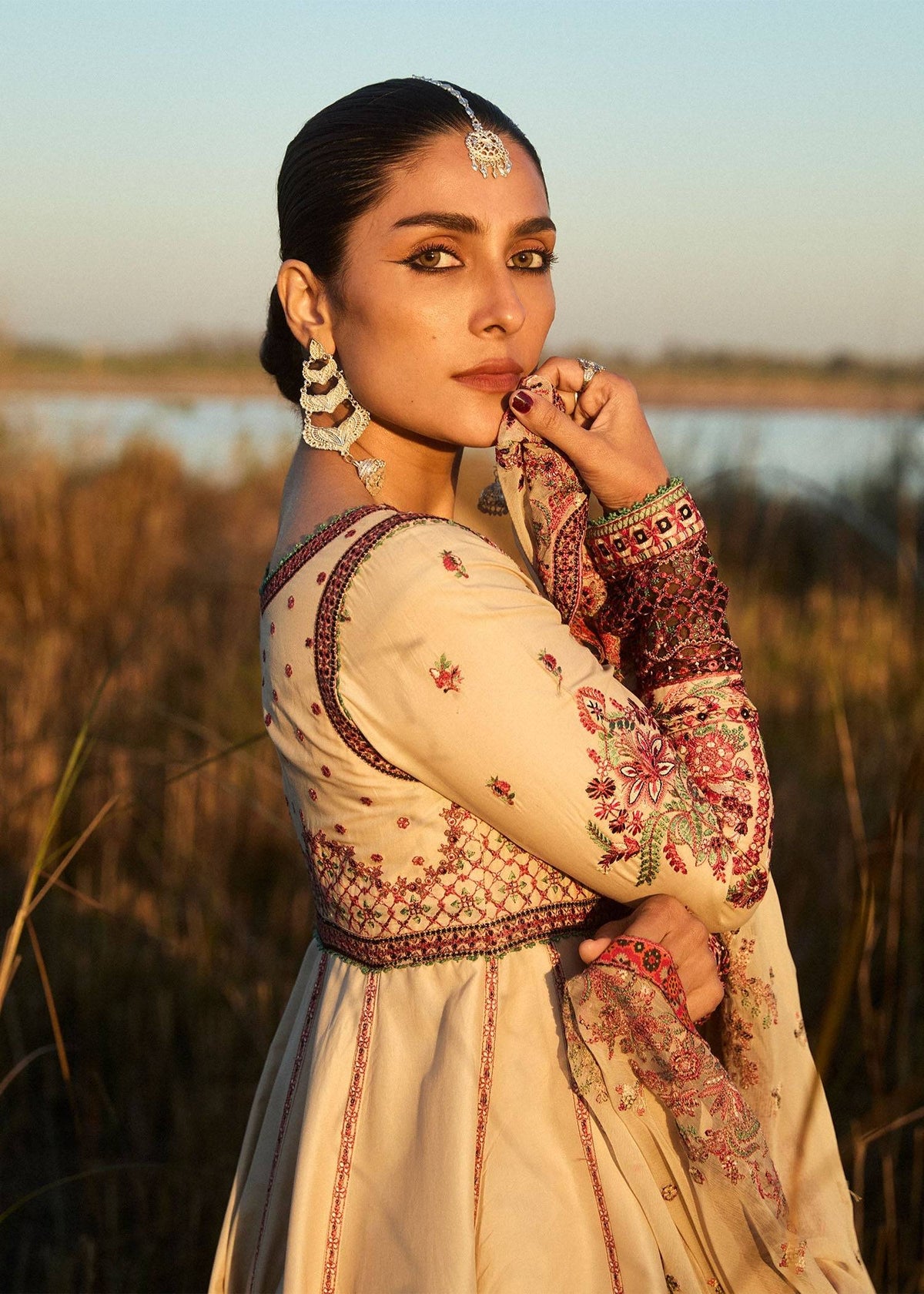 Hussain Rehar | Surkh Eid Pret'25 | Naqsh by Hussain Rehar - Designer Dress  - Type : ladies Clothes - Available at Libayah - 100% Original 