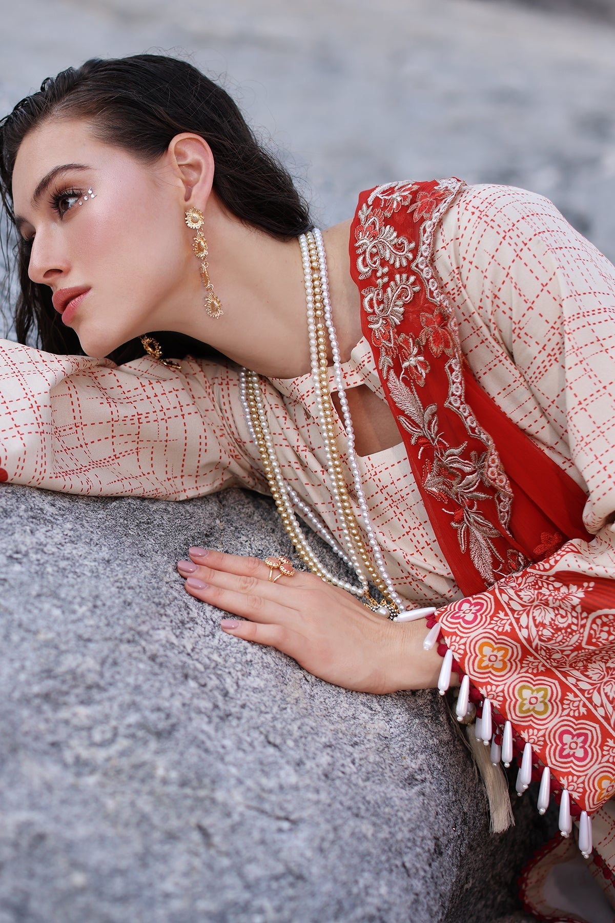 Charizma | Lawn Collection 24 | AS4-24 by Charizma - Designer Dress - Type: Casuals - Available at Libayah - 100% Original