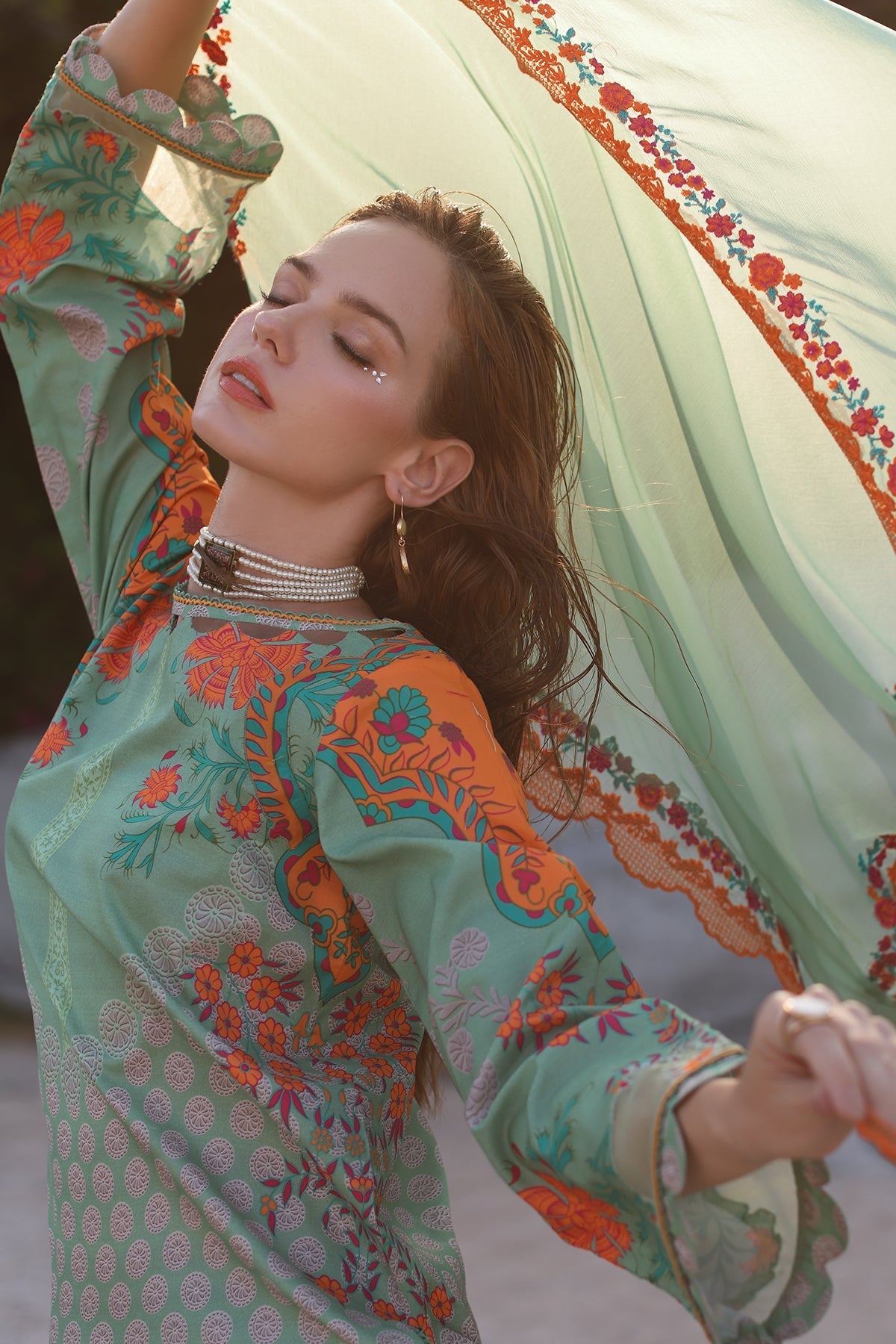 Charizma | Lawn Collection 24 | AS4-26 by Charizma - Designer Dress - Type: Casuals - Available at Libayah - 100% Original