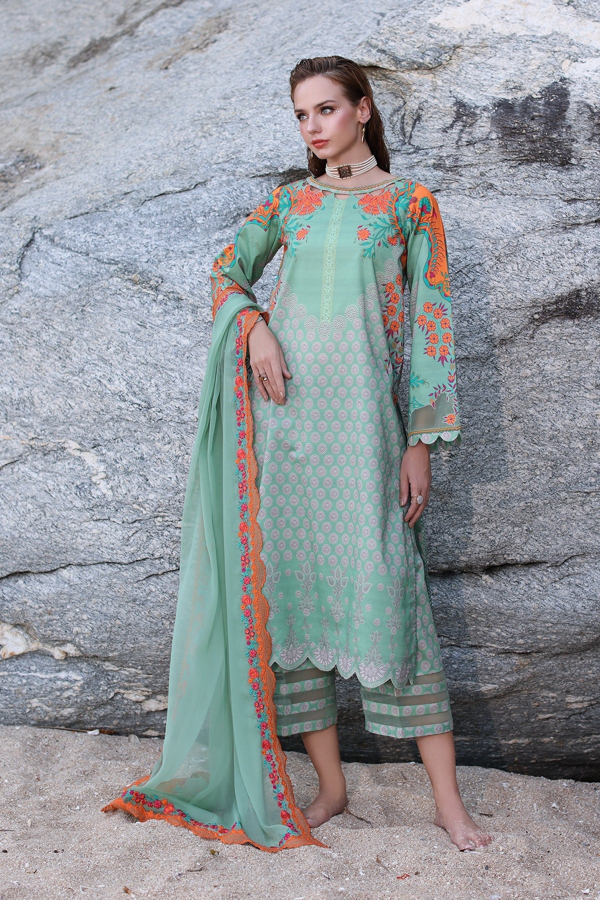 Charizma | Lawn Collection 24 | AS4-26 by Charizma - Designer Dress - Type: Casuals - Available at Libayah - 100% Original