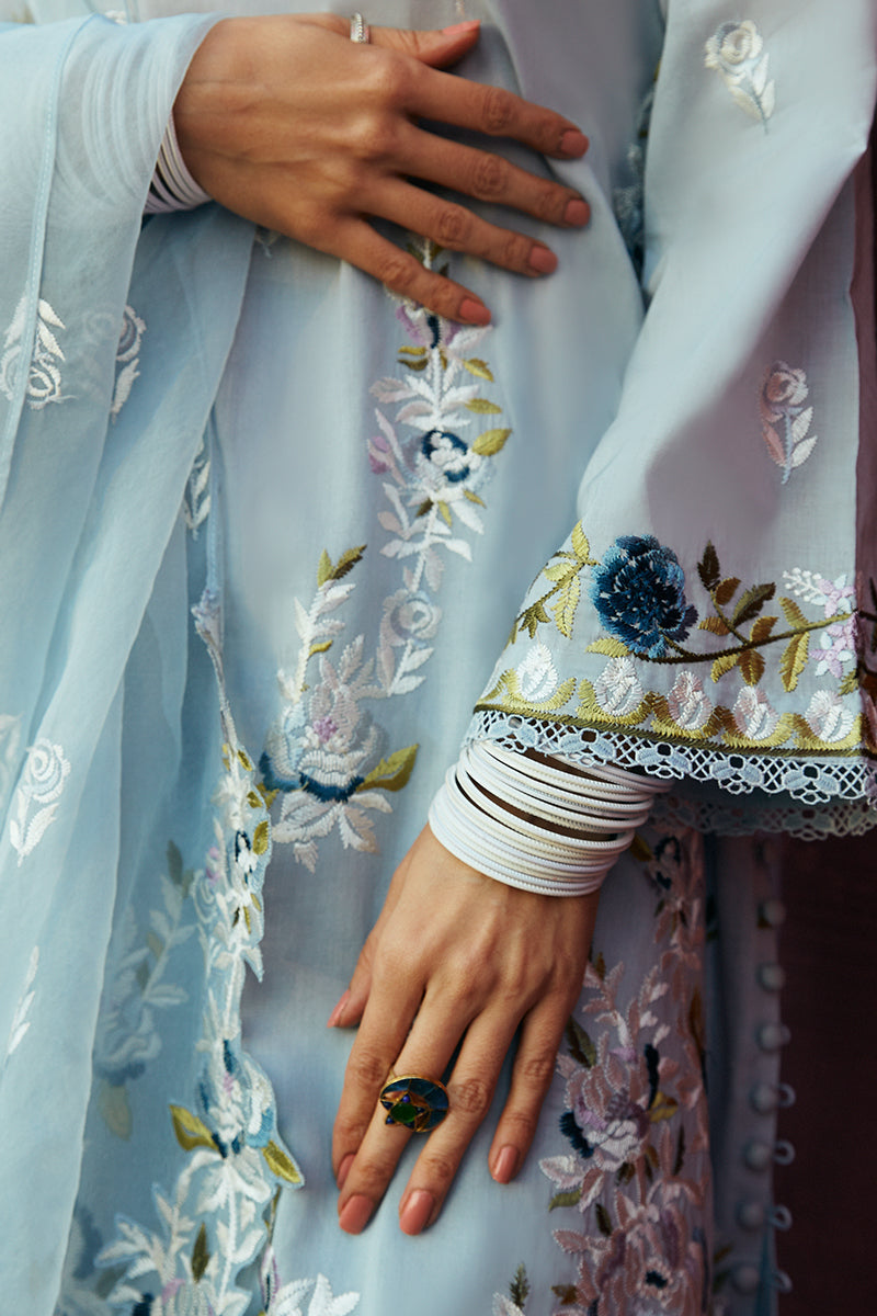 Cross Stitch | Premium Lawn 24 | CERULEAN ORNATE