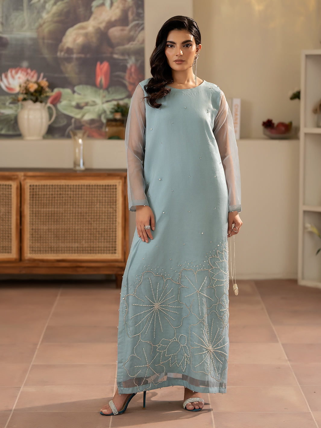 Ain | Abre Zareen Formals | ABR-11 by Ain - Designer Dress  - Type : Ladies Clothes - Available at Libayah - 100% Original 