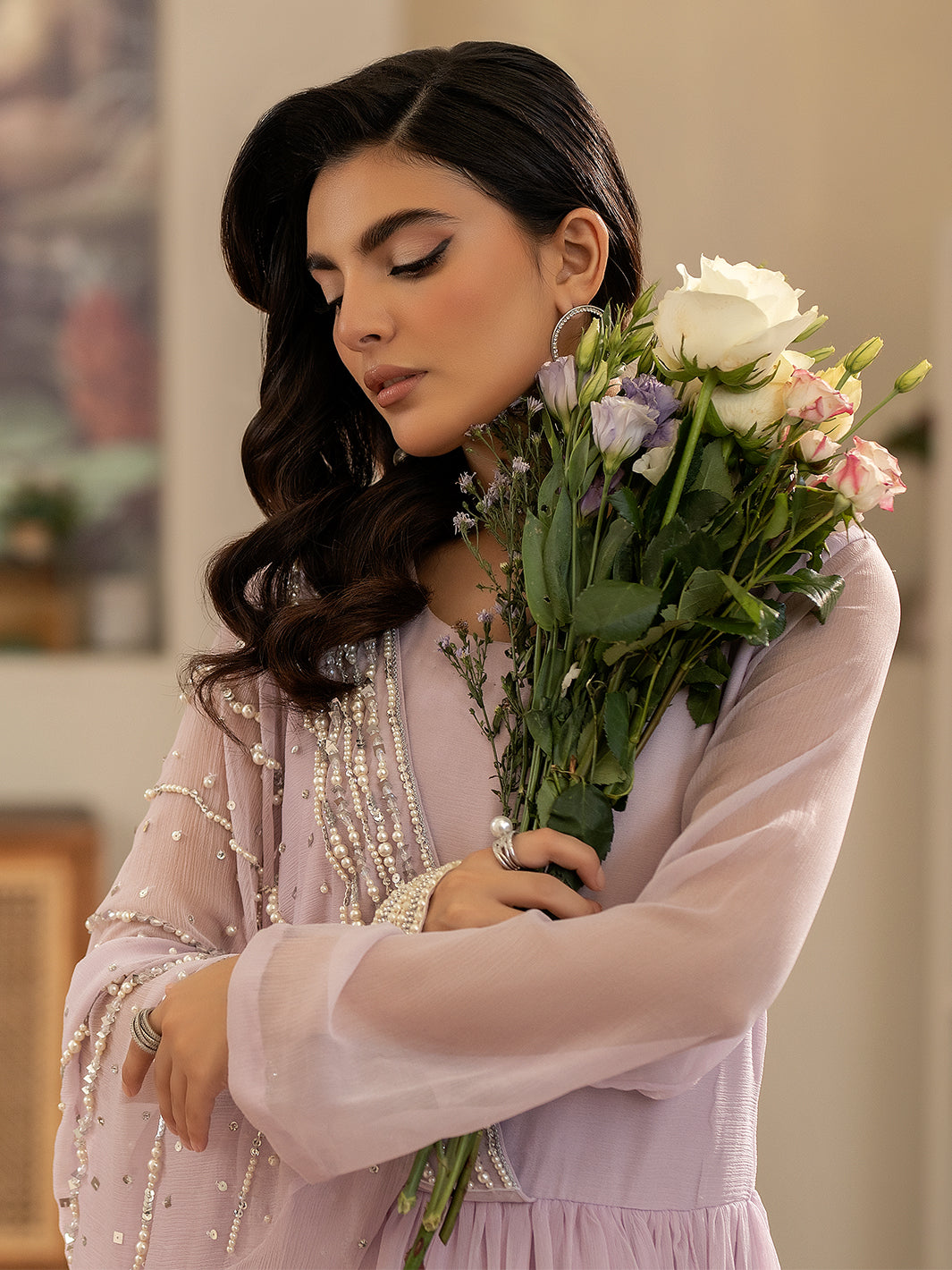 Ain | Abre Zareen Formals | ABR-13 by Ain - Designer Dress  - Type : Ladies Clothes - Available at Libayah - 100% Original 