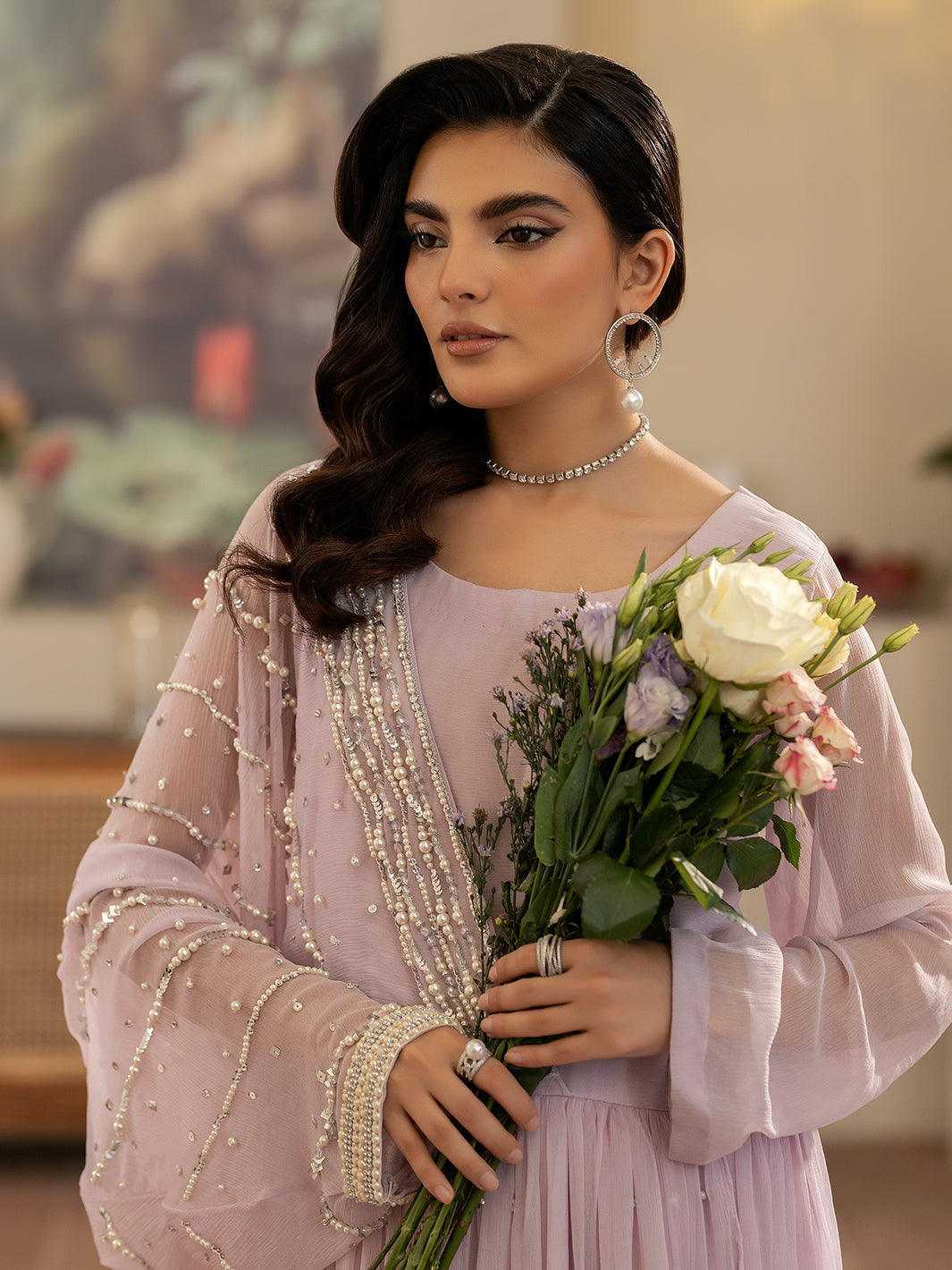 Ain | Abre Zareen Formals | ABR-13 by Ain - Designer Dress  - Type : Ladies Clothes - Available at Libayah - 100% Original 