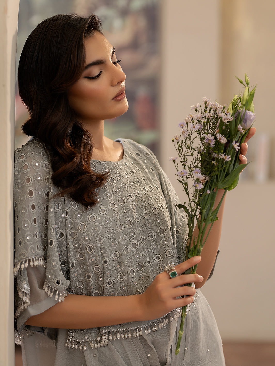 Ain | Abre Zareen Formals | ABR-14 by Ain - Designer Dress  - Type : Ladies Clothes - Available at Libayah - 100% Original 