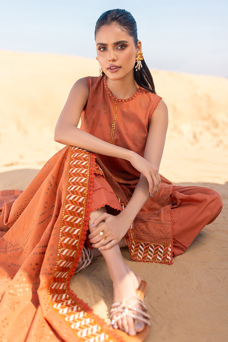 Cross Stitch | Eid Lawn 24 | RUSSET DUSK