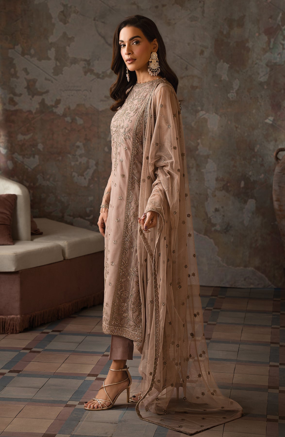 Zarif | Emirah Formals | ZEF 04 AURORA by Zarif - Designer Dress - Type: Ladies Clothes - Available at Libayah - 100% Original