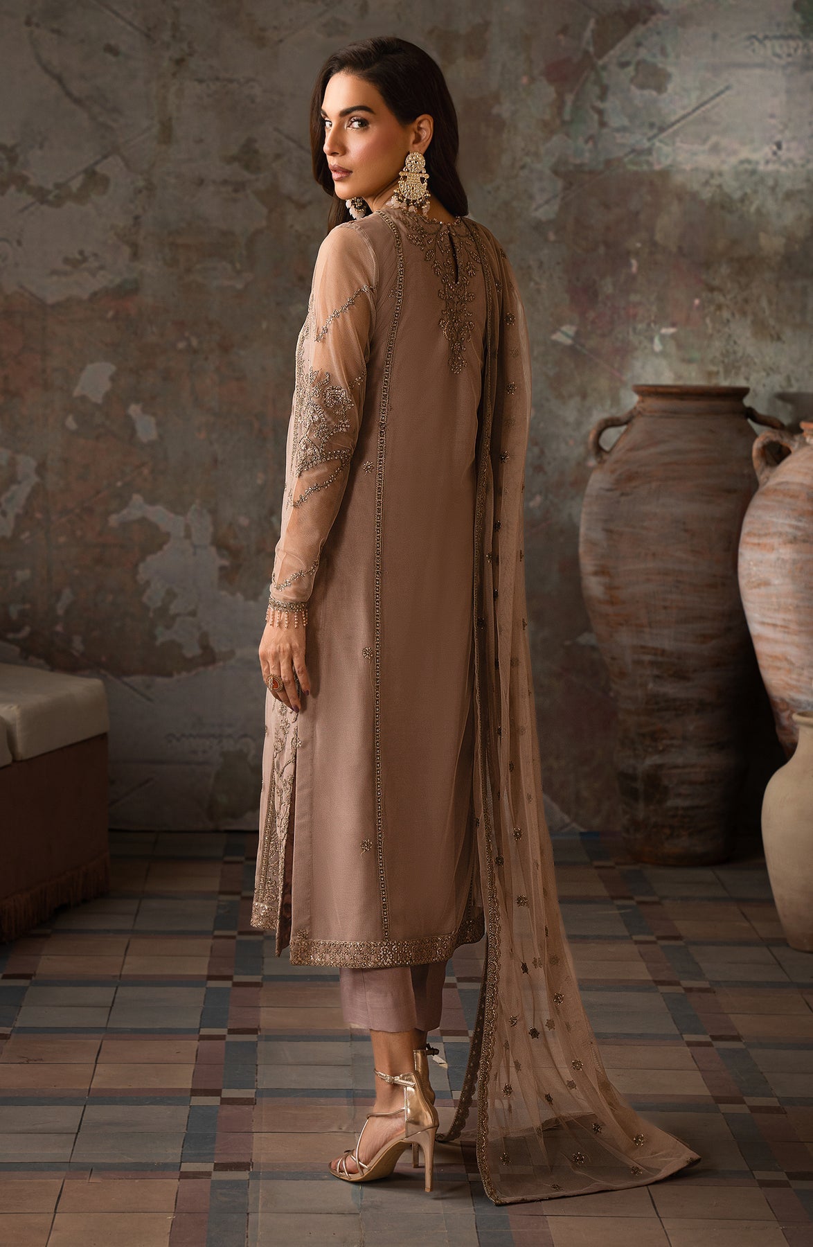 Zarif | Emirah Formals | ZEF 04 AURORA by Zarif - Designer Dress - Type: Ladies Clothes - Available at Libayah - 100% Original