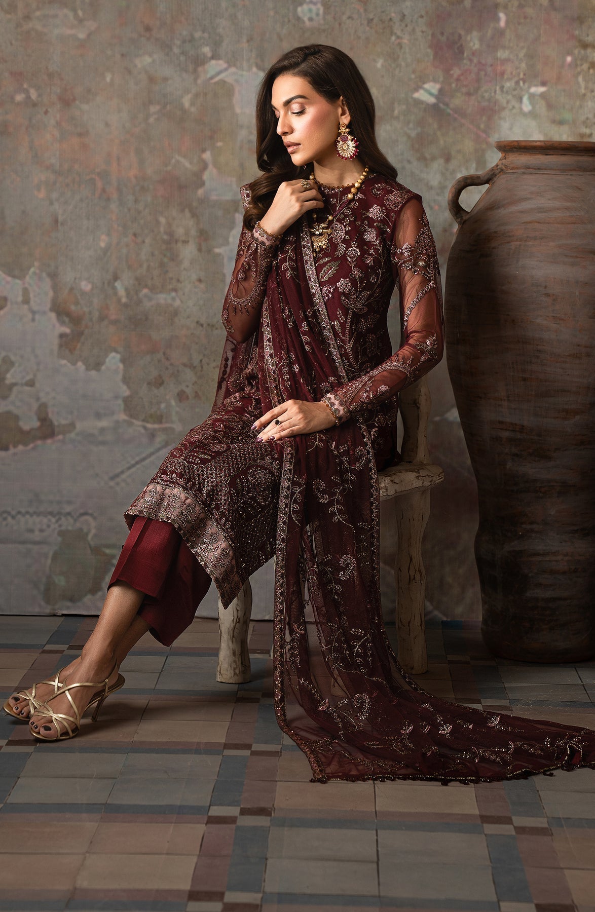 Zarif | Emirah Formals | ZEF 03 CHARM by Zarif - Designer Dress - Type: Ladies Clothes - Available at Libayah - 100% Original