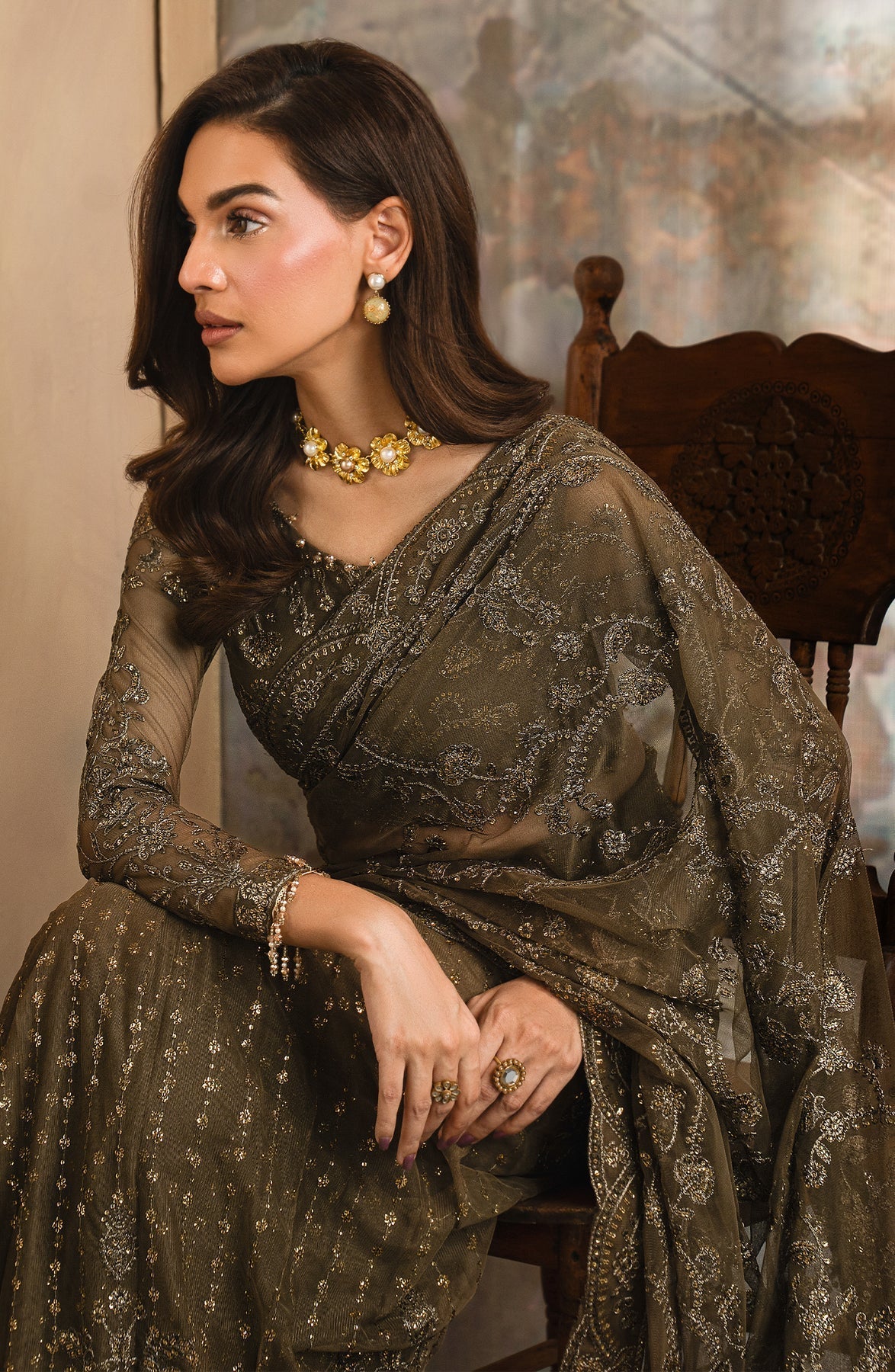 Zarif | Emirah Formals | ZEF 07 JAZAB by Zarif - Designer Dress - Type: Ladies Clothes - Available at Libayah - 100% Original