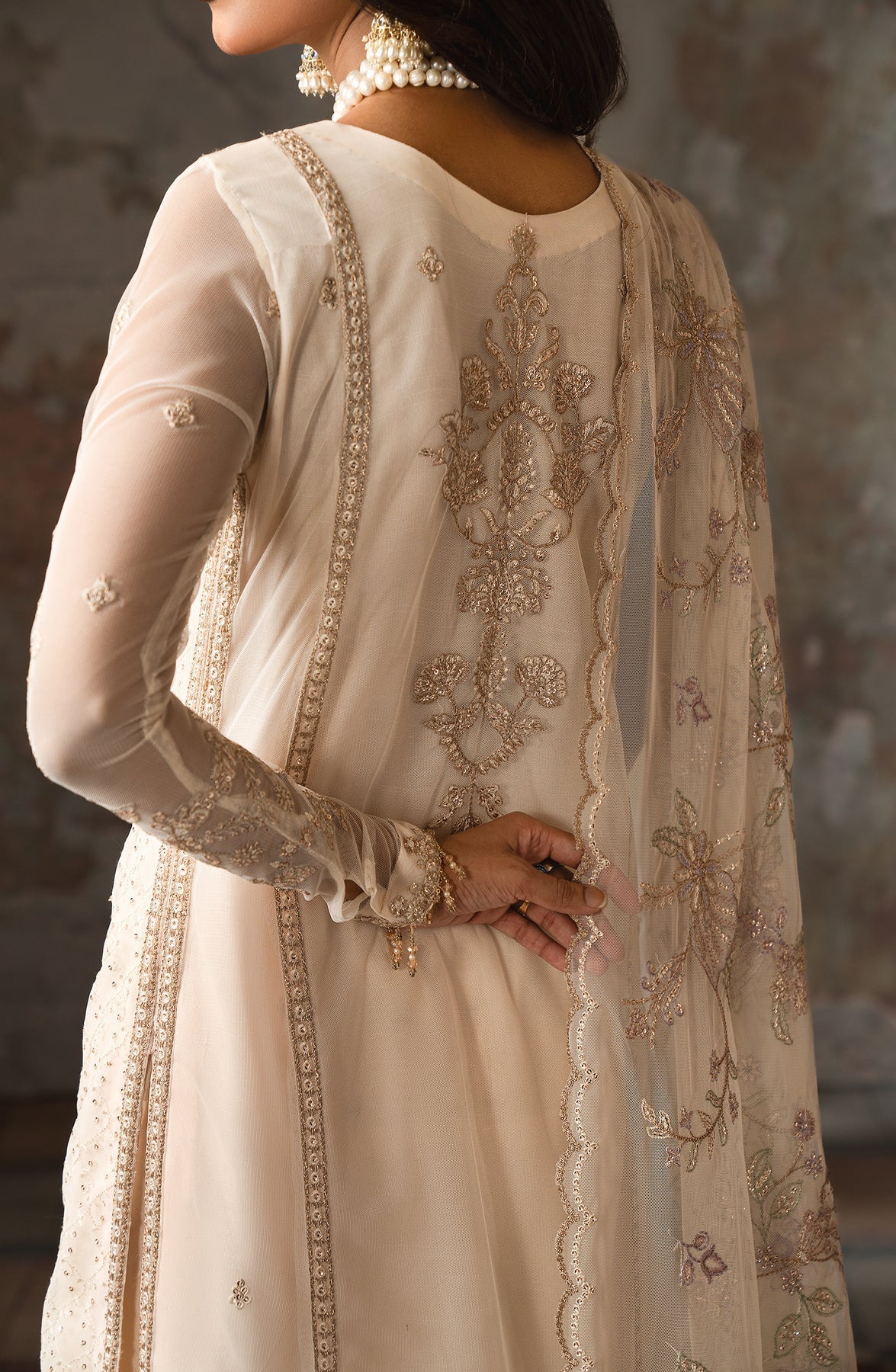 Zarif | Emirah Formals | ZEF 06 MEERA by Zarif - Designer Dress - Type: Ladies Clothes - Available at Libayah - 100% Original