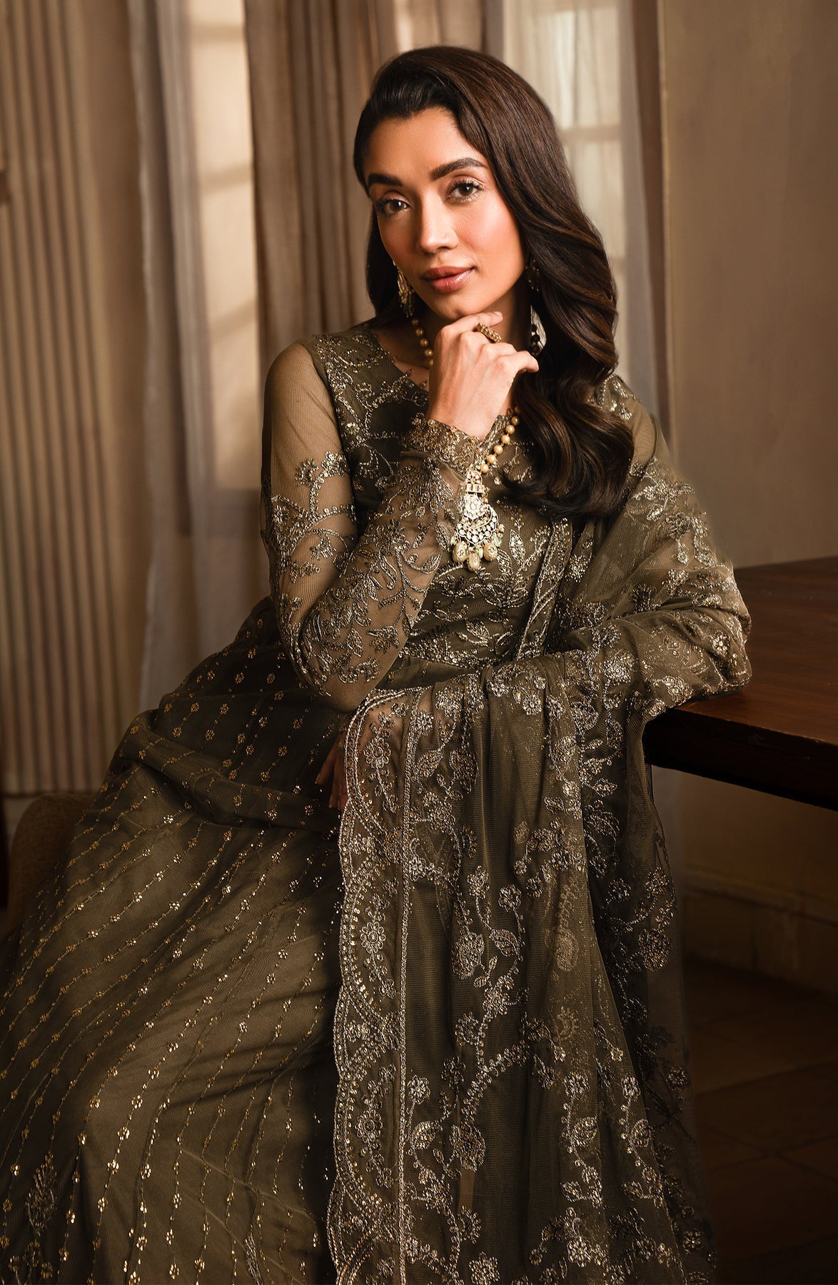 Zarif | Emirah Formals | ZEF 07 JAZAB by Zarif - Designer Dress - Type: Ladies Clothes - Available at Libayah - 100% Original