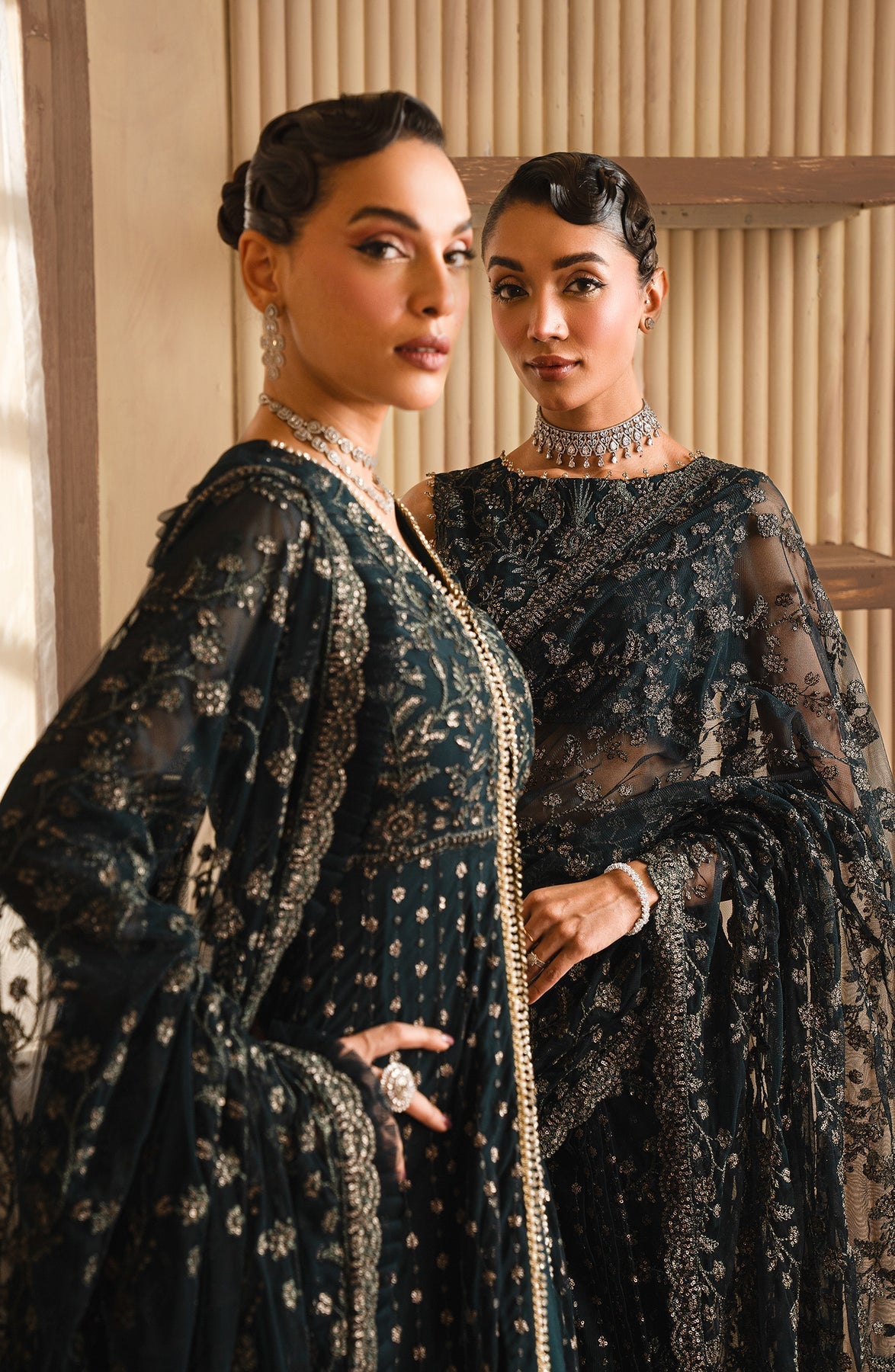 Zarif | Emirah Formals | ZEF 01 ORNA by Zarif - Designer Dress - Type: Ladies Clothes - Available at Libayah - 100% Original