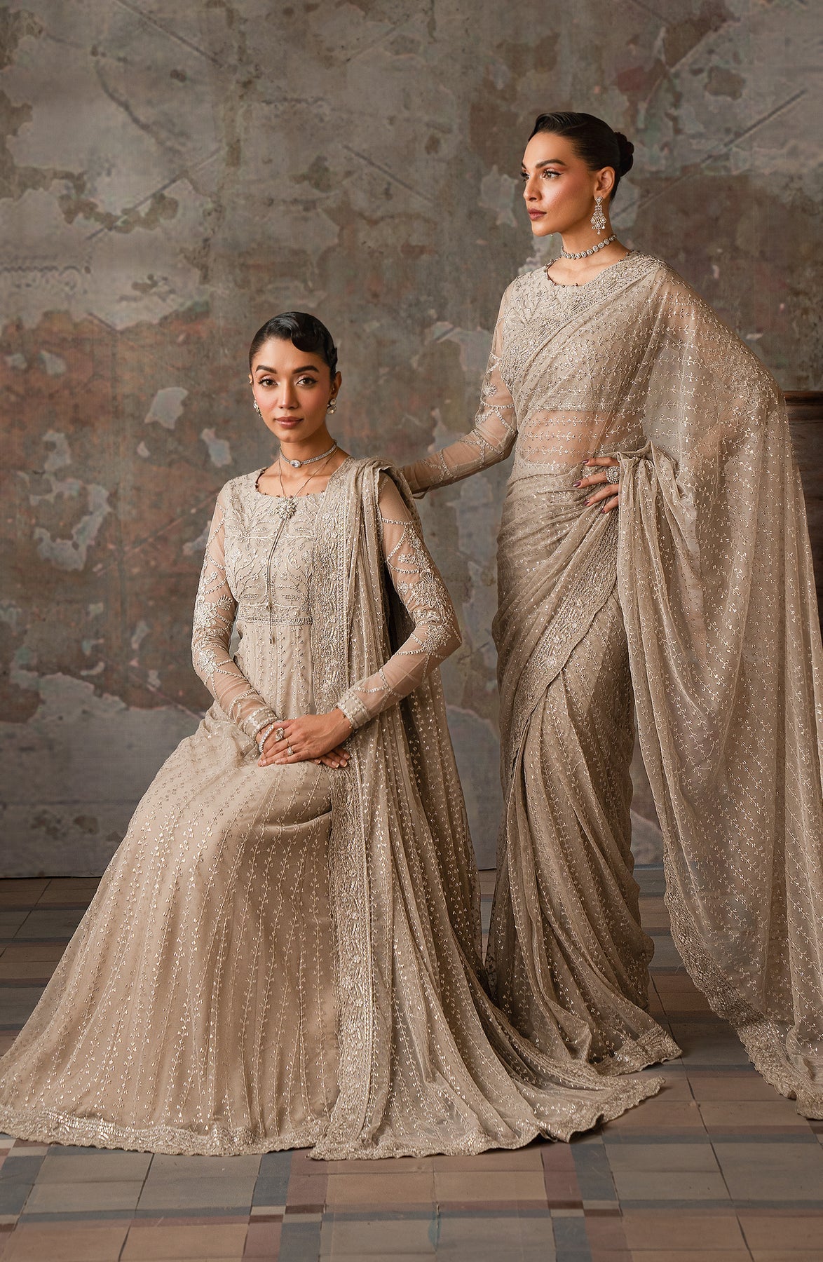 Zarif | Emirah Formals | ZEF 02 BREEZE by Zarif - Designer Dress - Type: Ladies Clothes - Available at Libayah - 100% Original