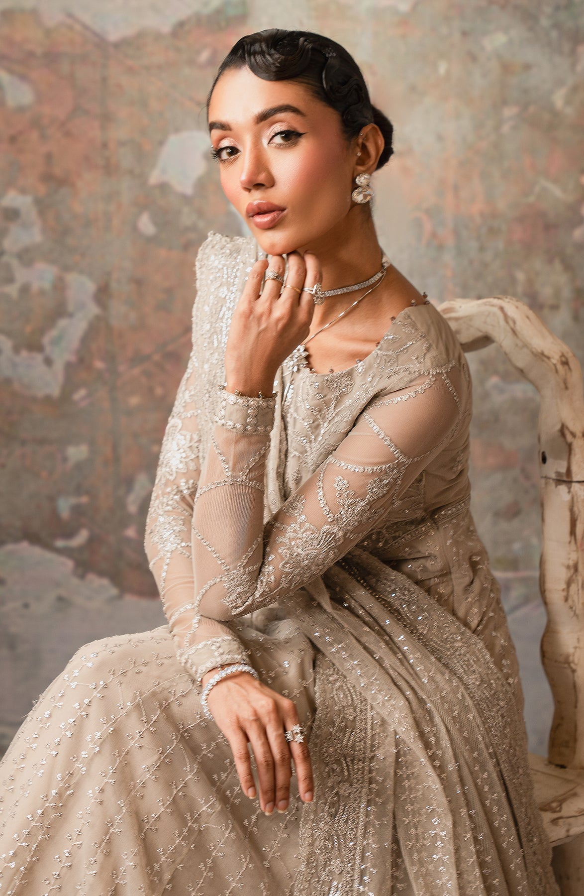 Zarif | Emirah Formals | ZEF 02 BREEZE by Zarif - Designer Dress - Type: Ladies Clothes - Available at Libayah - 100% Original