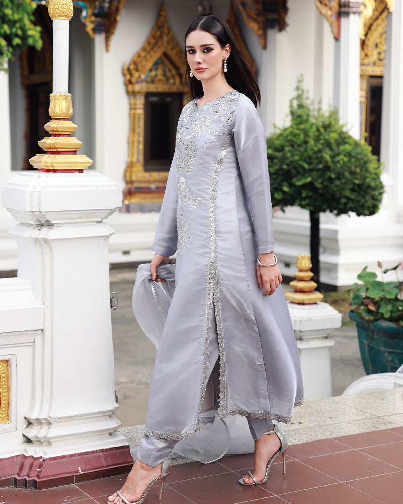 Ain | Prestige Festive Edit | AN-145 A by Ain - Designer Dress  - Type : Ladies Clothes - Available at Libayah - 100% Original 