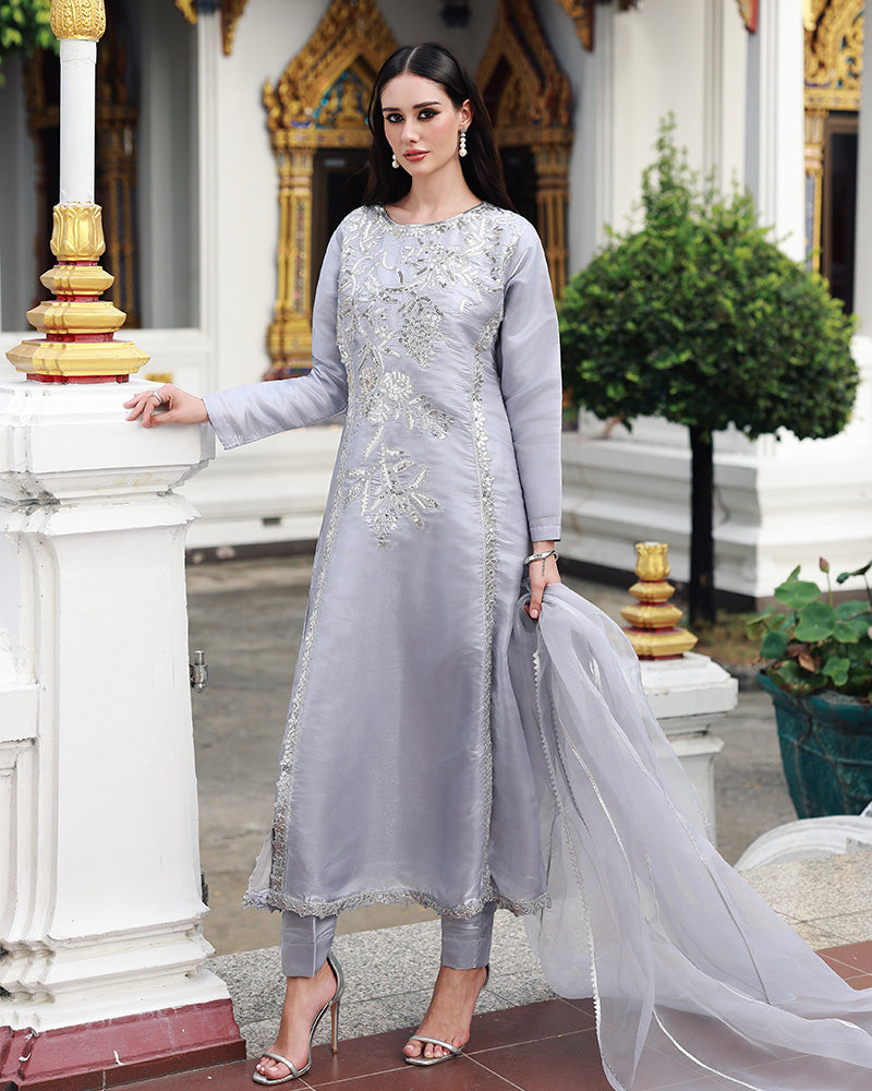 Ain | Prestige Festive Edit | AN-145 A by Ain - Designer Dress  - Type : Ladies Clothes - Available at Libayah - 100% Original 