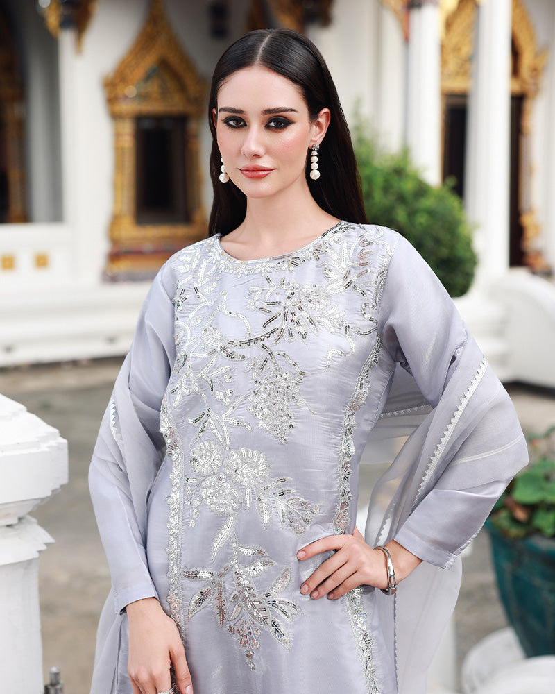 Ain | Prestige Festive Edit | AN-145 A by Ain - Designer Dress  - Type : Ladies Clothes - Available at Libayah - 100% Original 