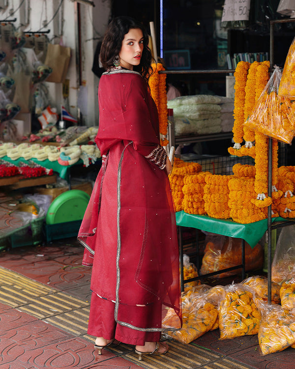 Ain | Prestige Festive Edit | AN-142 F by Ain - Designer Dress  - Type : Ladies Clothes - Available at Libayah - 100% Original 