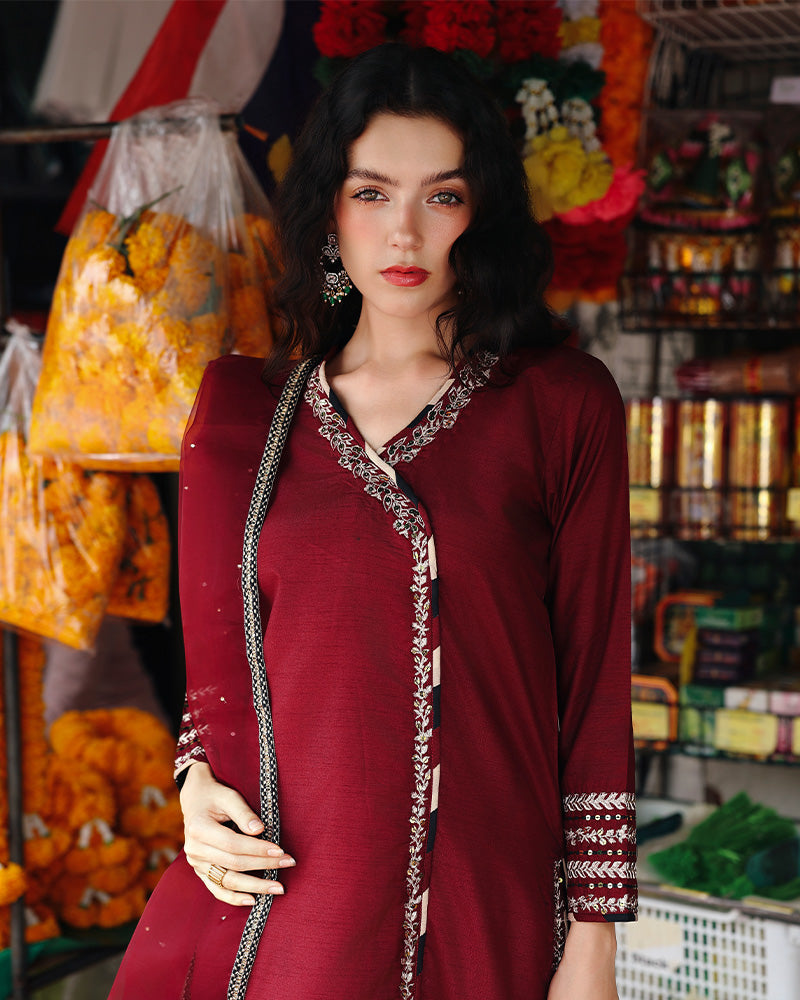 Ain | Prestige Festive Edit | AN-142 F by Ain - Designer Dress  - Type : Ladies Clothes - Available at Libayah - 100% Original 