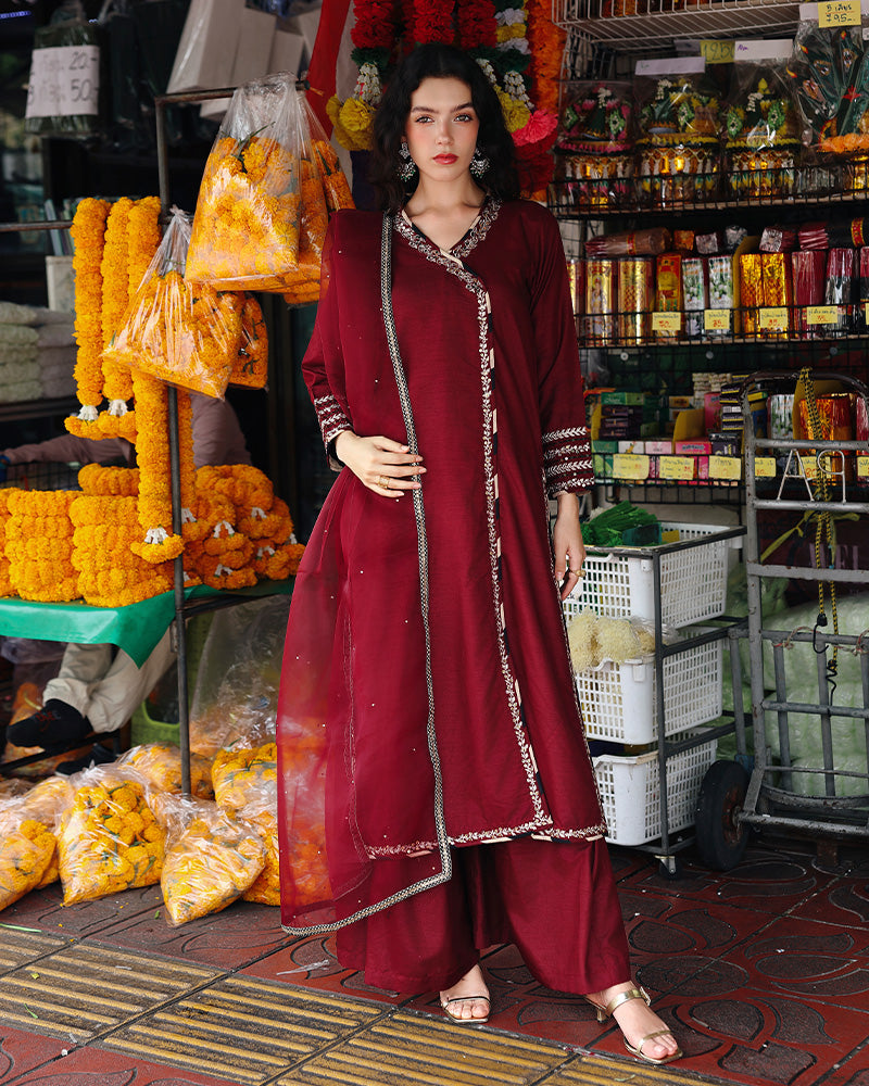 Ain | Prestige Festive Edit | AN-142 F by Ain - Designer Dress  - Type : Ladies Clothes - Available at Libayah - 100% Original 