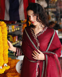 Ain | Prestige Festive Edit | AN-142 F by Ain - Designer Dress  - Type : Ladies Clothes - Available at Libayah - 100% Original 