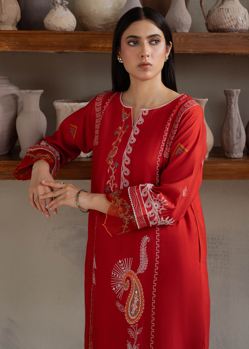 Jeem | Summer 25 RTW | KIARA RUST by Jeem - Designer Dress  - Type : Ladies Clothes - Available at Libayah - 100% Original 