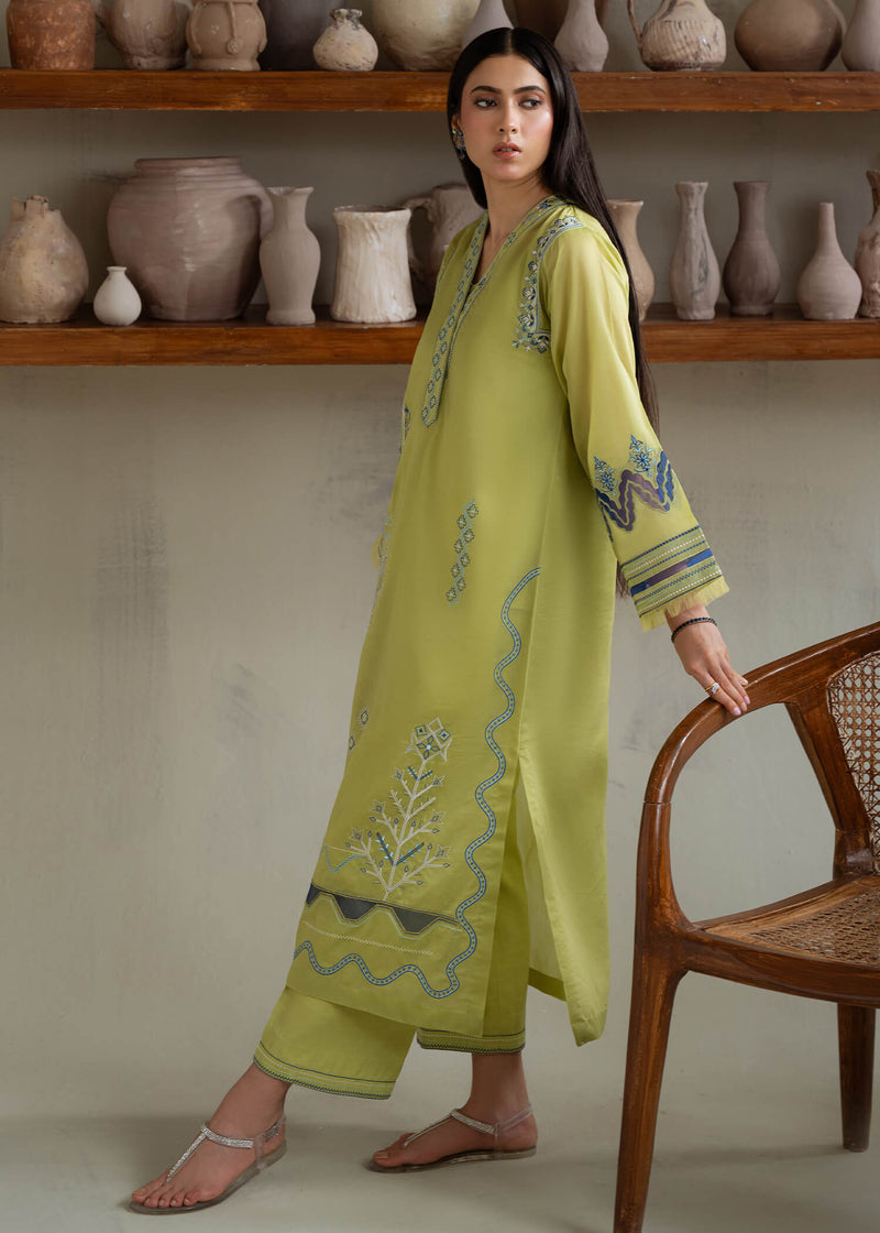 Jeem | Summer 25 RTW | GREEN PAISELY by Jeem - Designer Dress  - Type : Ladies Clothes - Available at Libayah - 100% Original 