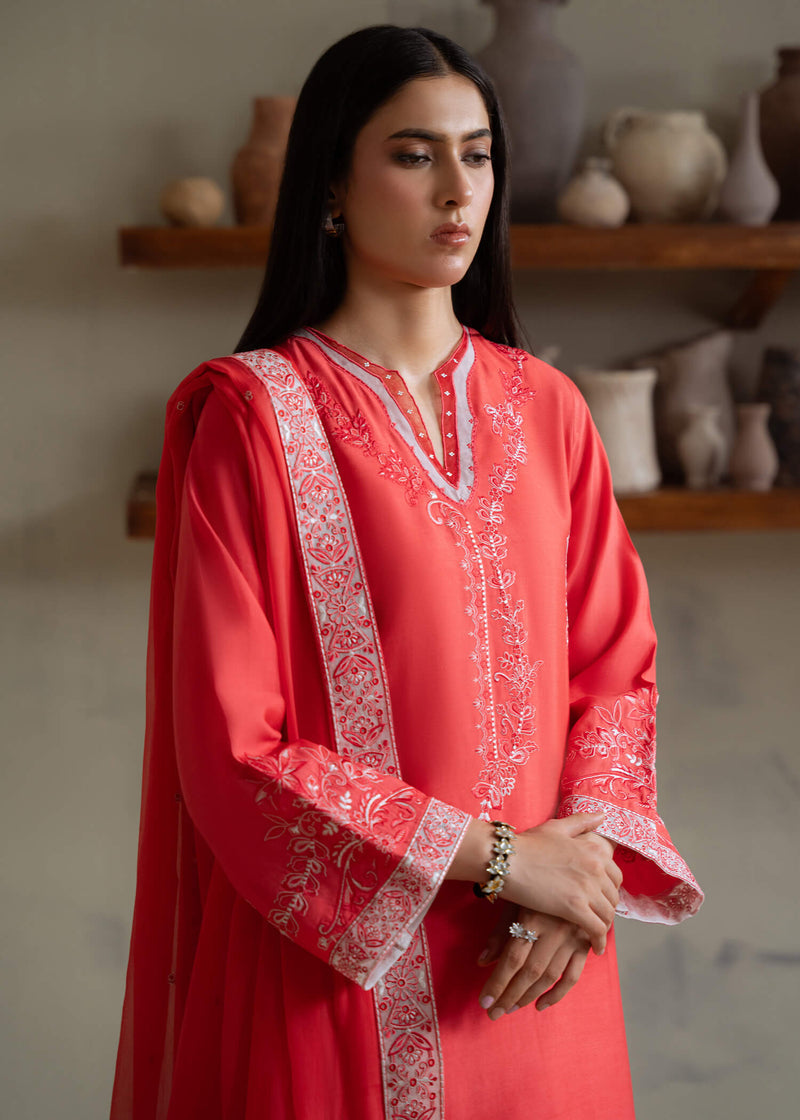 Jeem | Summer 25 RTW | NOVA CORAL by Jeem - Designer Dress  - Type : Ladies Clothes - Available at Libayah - 100% Original 
