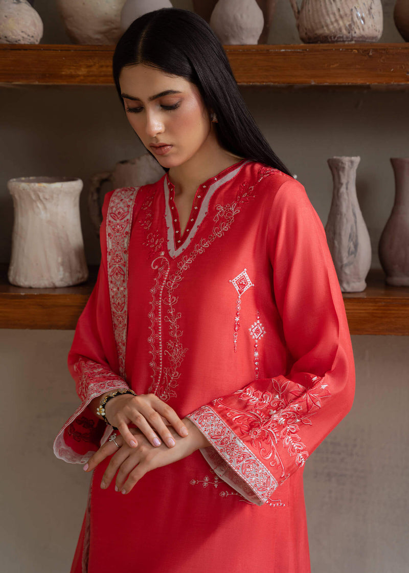 Jeem | Summer 25 RTW | NOVA CORAL by Jeem - Designer Dress  - Type : Ladies Clothes - Available at Libayah - 100% Original 