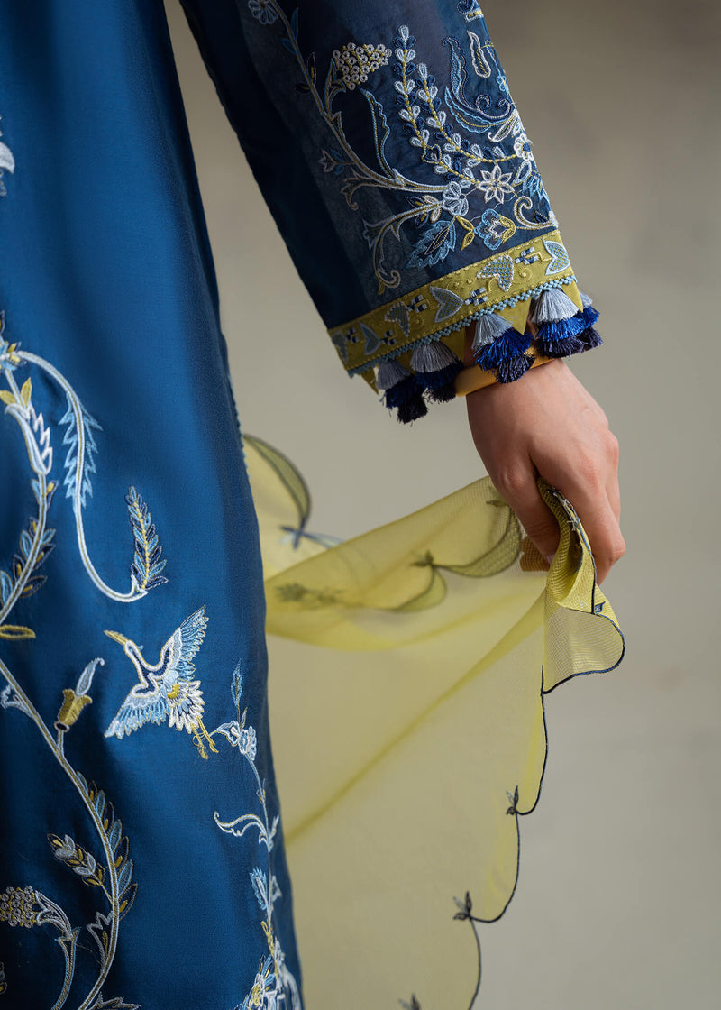 Jeem | Summer 25 RTW | ANZA BLUE by Jeem - Designer Dress  - Type : Ladies Clothes - Available at Libayah - 100% Original 