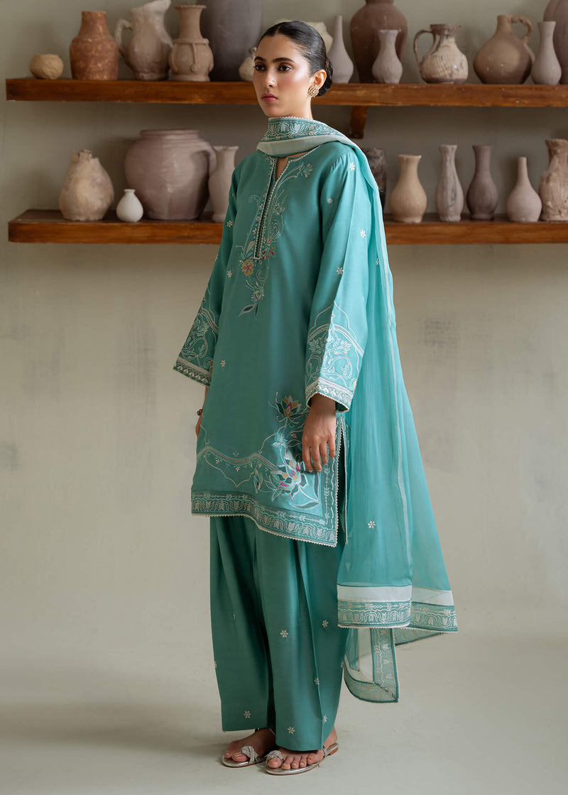 Jeem | Summer 25 RTW | COLETTE TEAL by Jeem - Designer Dress  - Type : Ladies Clothes - Available at Libayah - 100% Original 